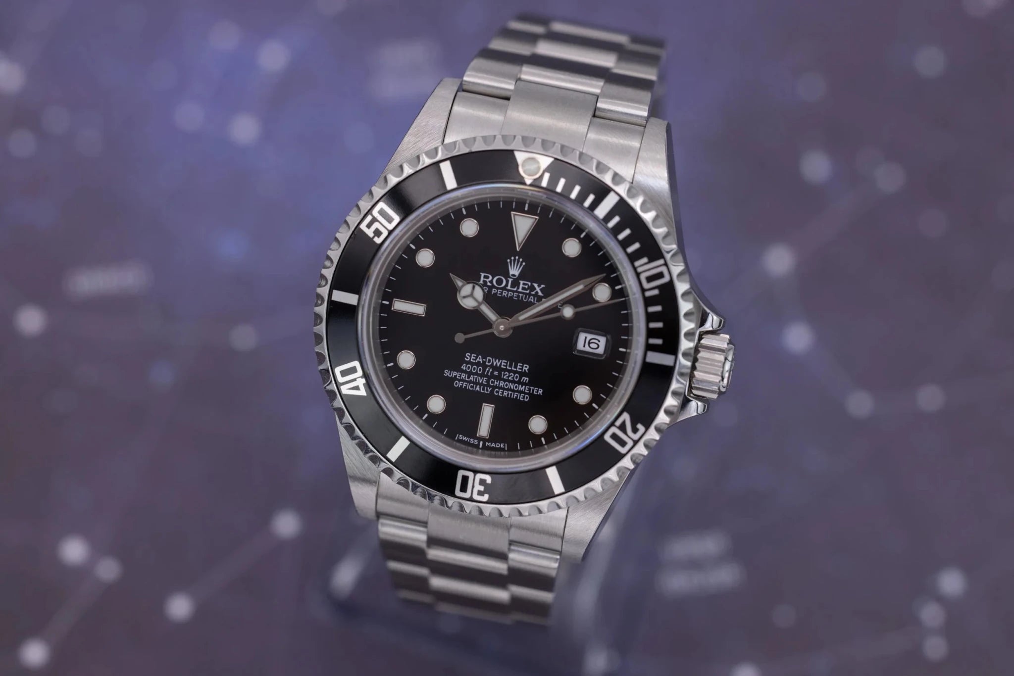 2008 Rolex Sea-Dweller Ref. 16600 | No-Holes Case | Box and Papers - Sierra Time Co