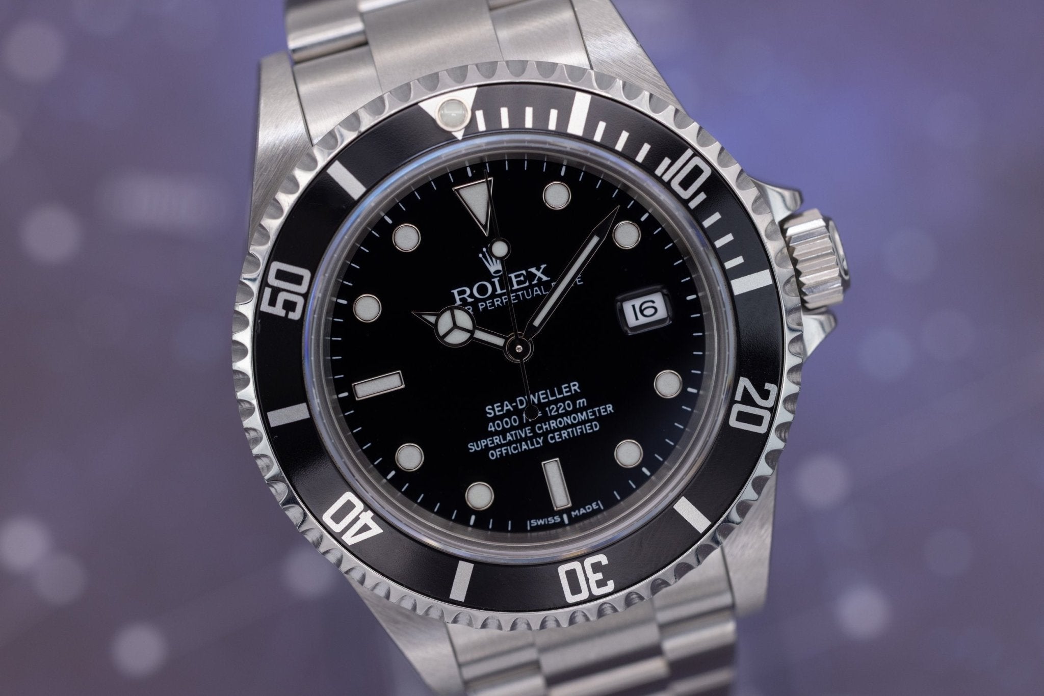 2008 Rolex Sea-Dweller Ref. 16600 | No-Holes Case | Box and Papers - Sierra Time Co