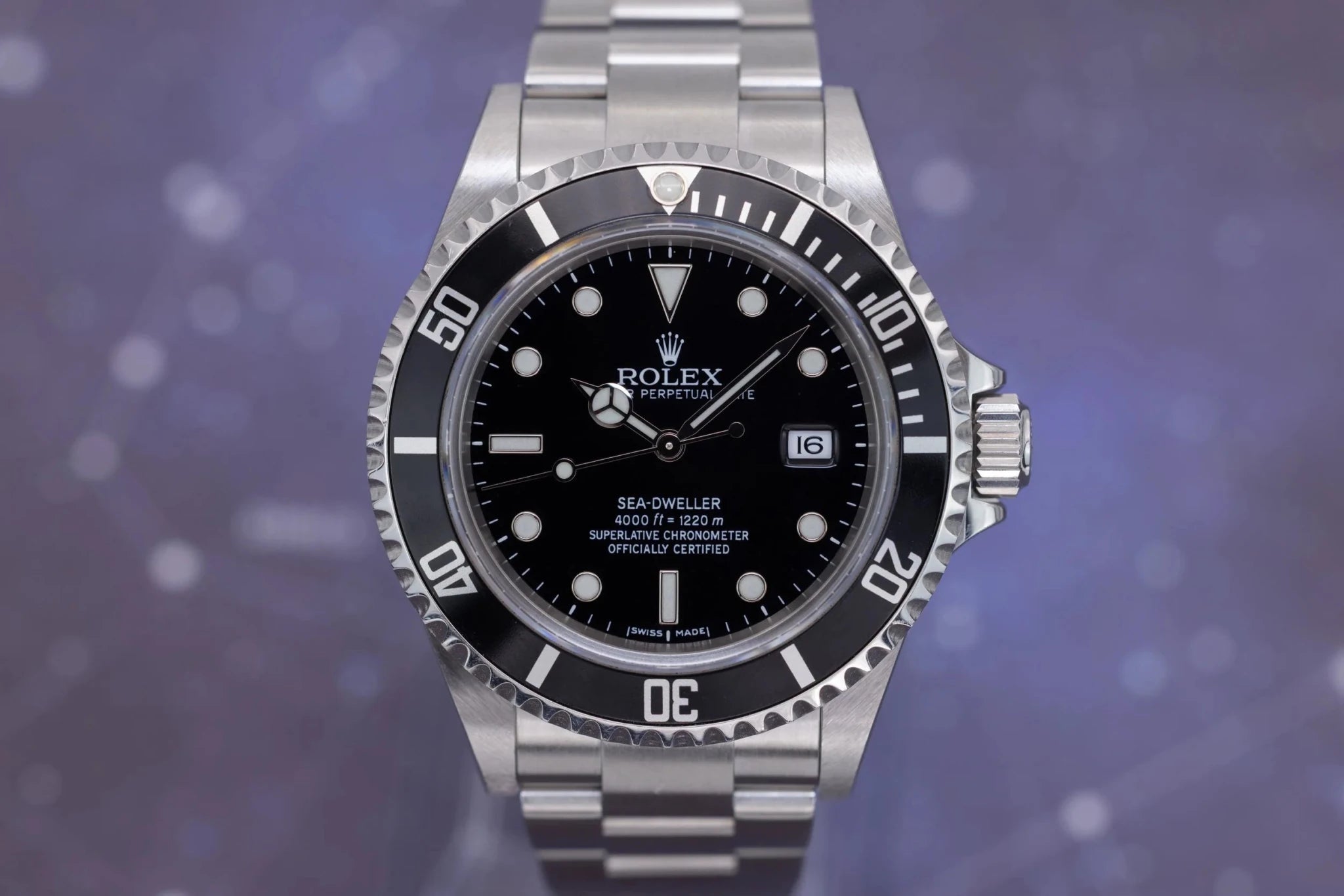 2008 Rolex Sea-Dweller Ref. 16600 | No-Holes Case | Box and Papers - Sierra Time Co