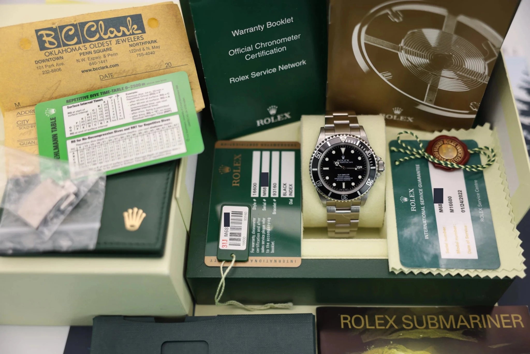 2008 Rolex Sea-Dweller Ref. 16600 | Serviced | Full Set - Sierra Time Co