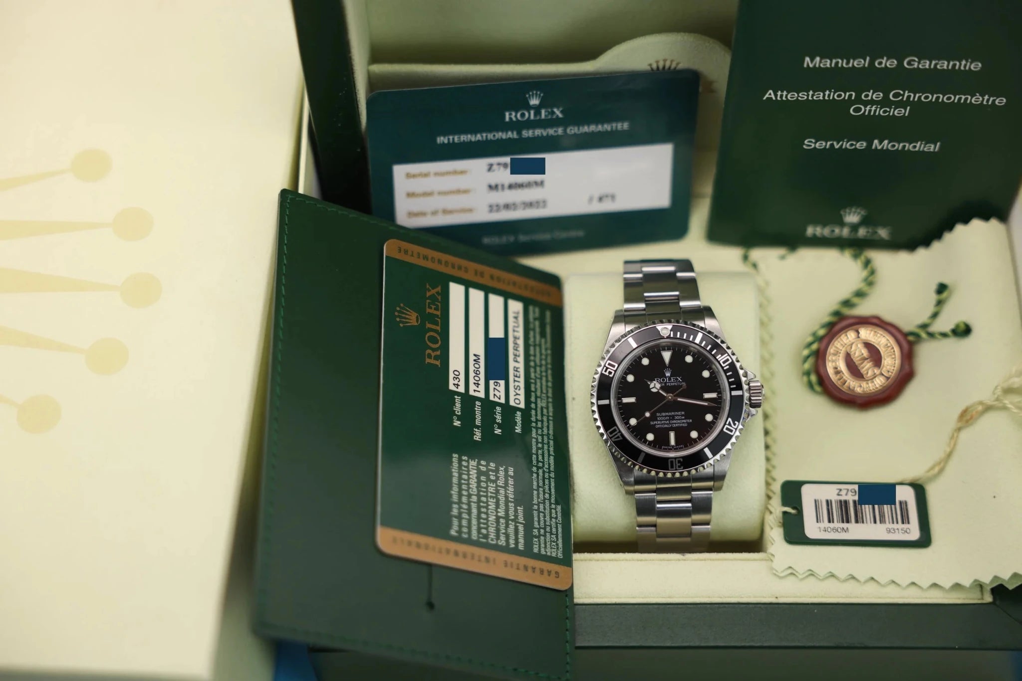 2008 Rolex Submariner Ref. 14060m | 4-Liner | Full Set | Serviced - Sierra Time Co