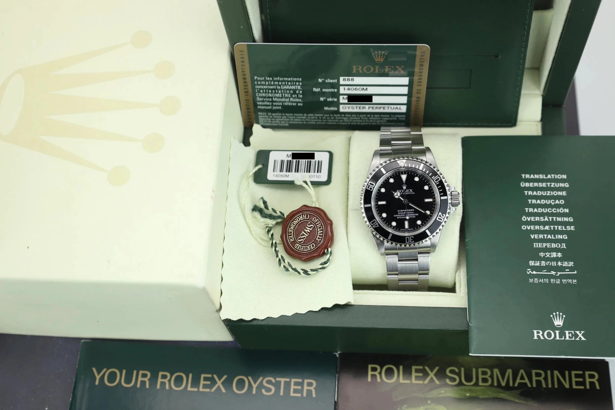 2008 Rolex Submariner Ref. 14060m | Full Set - Sierra Time Co