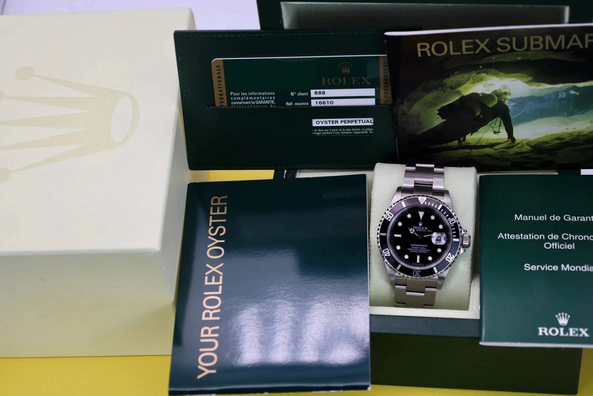 2008 Rolex Submariner Ref. 16610 | Box and Papers - Sierra Time Co