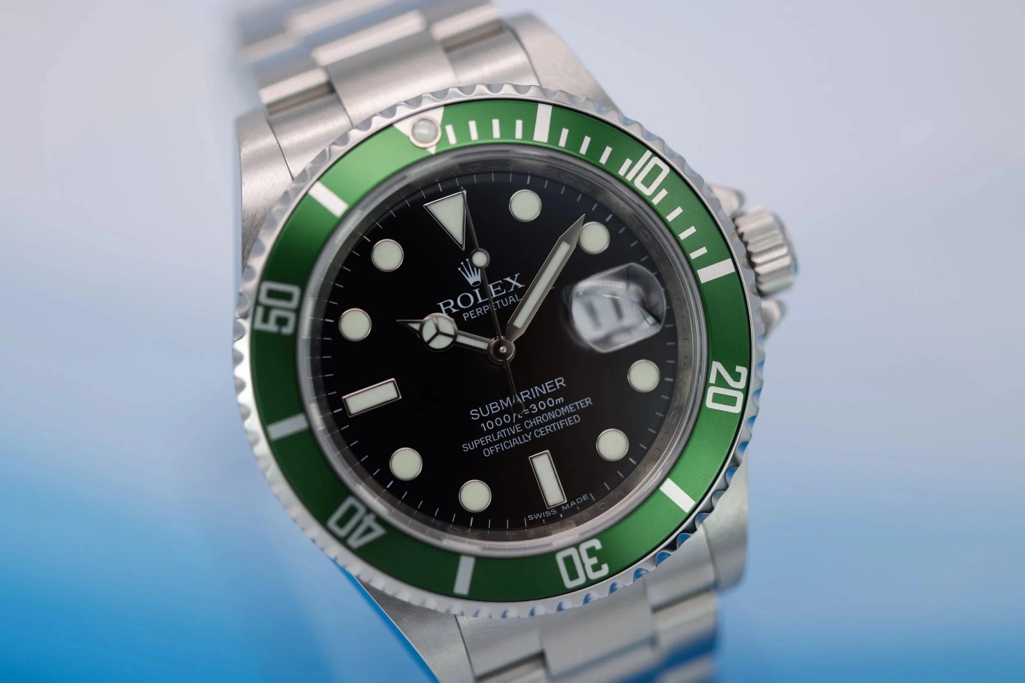 2008 Rolex Submariner Ref. 16610LV Kermit - Sierra Time Co