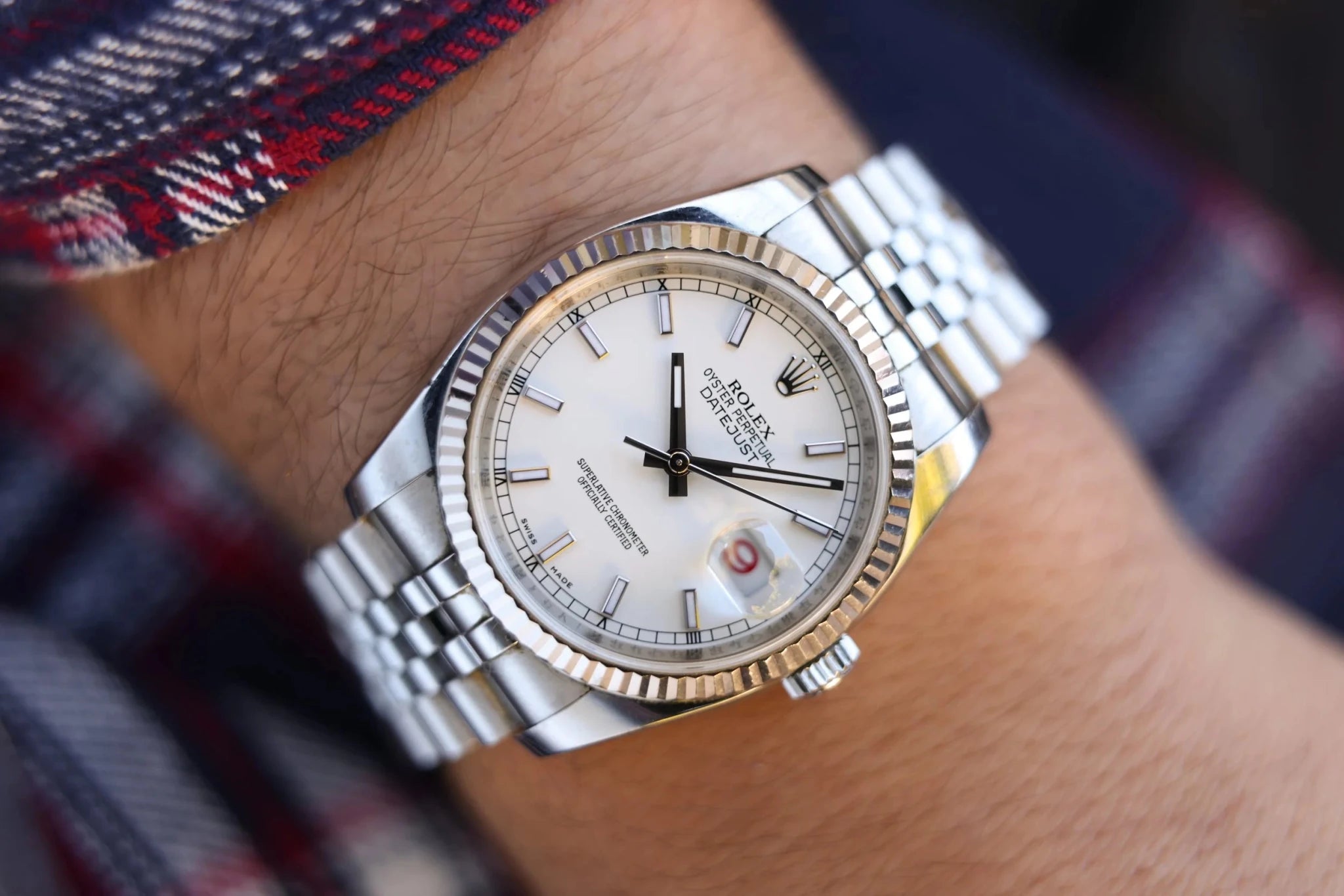 2009 Rolex Datejust Ref. 116234 | White Dial - Sierra Time Co