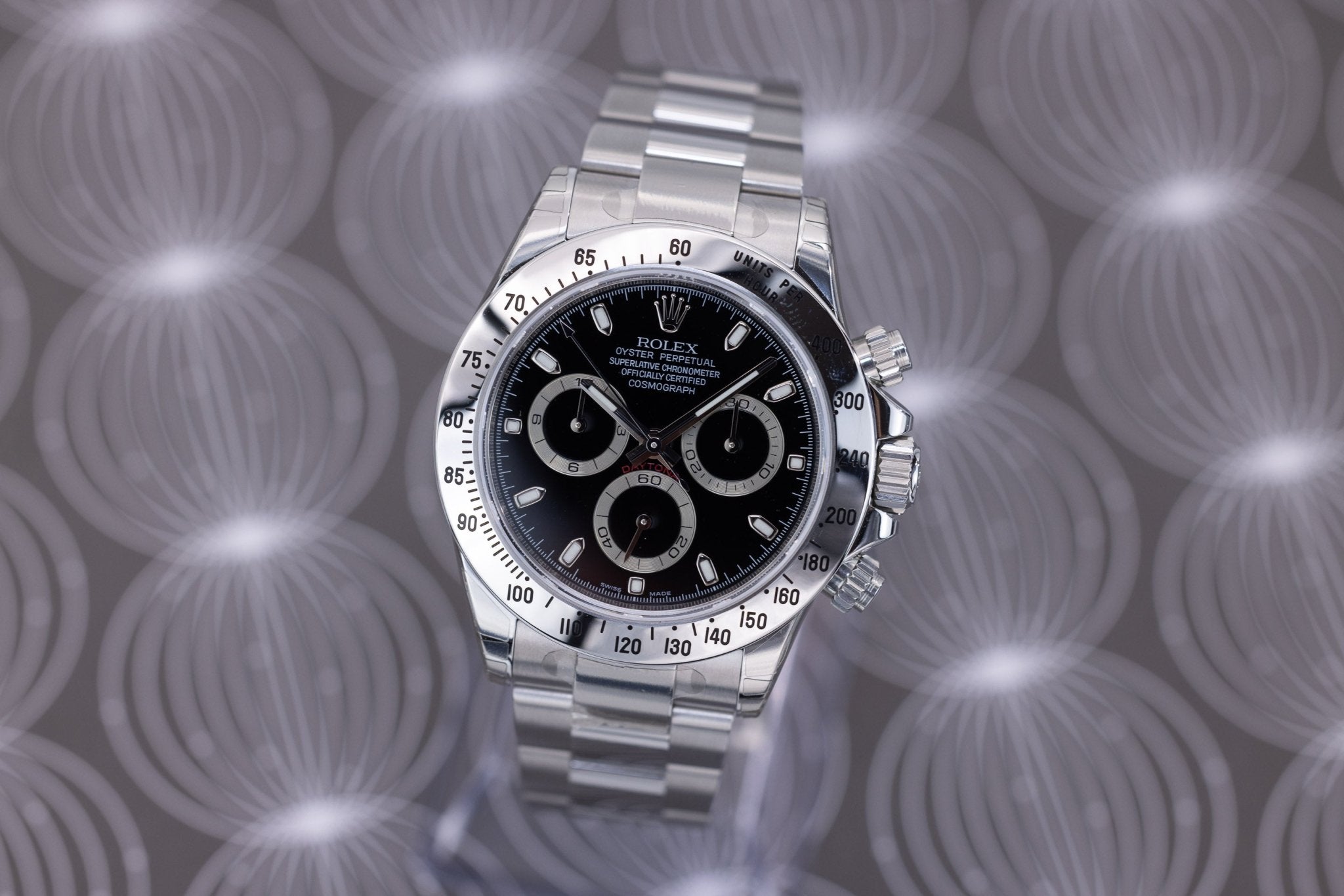 2009 Rolex Daytona Ref. 116520 | Black Dial | NOS | Stickered | Box and Papers - Sierra Time Co