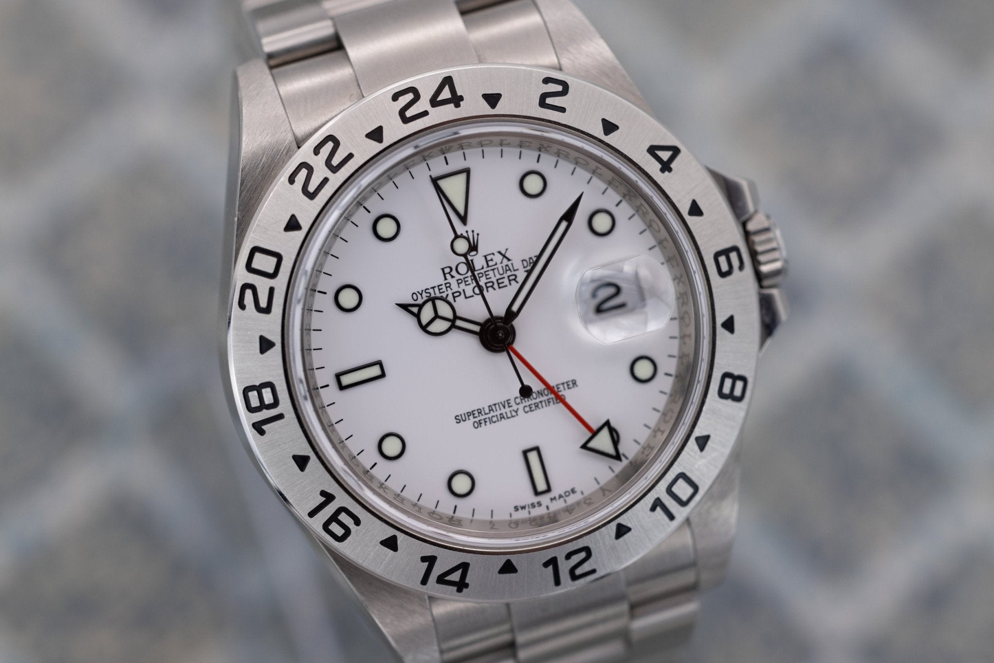 2009 Rolex Explorer II Ref. 16570 Polar | 3186 Movement | Engraved Rehaut | Full Set - Sierra Time Co