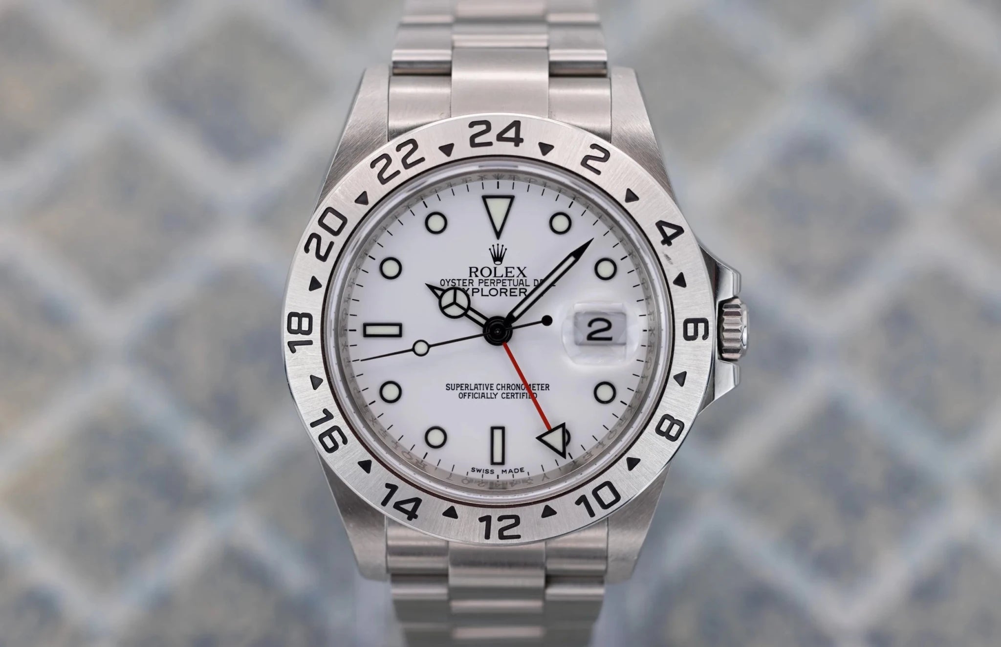2009 Rolex Explorer II Ref. 16570 Polar | 3186 Movement | Engraved Rehaut | Full Set - Sierra Time Co