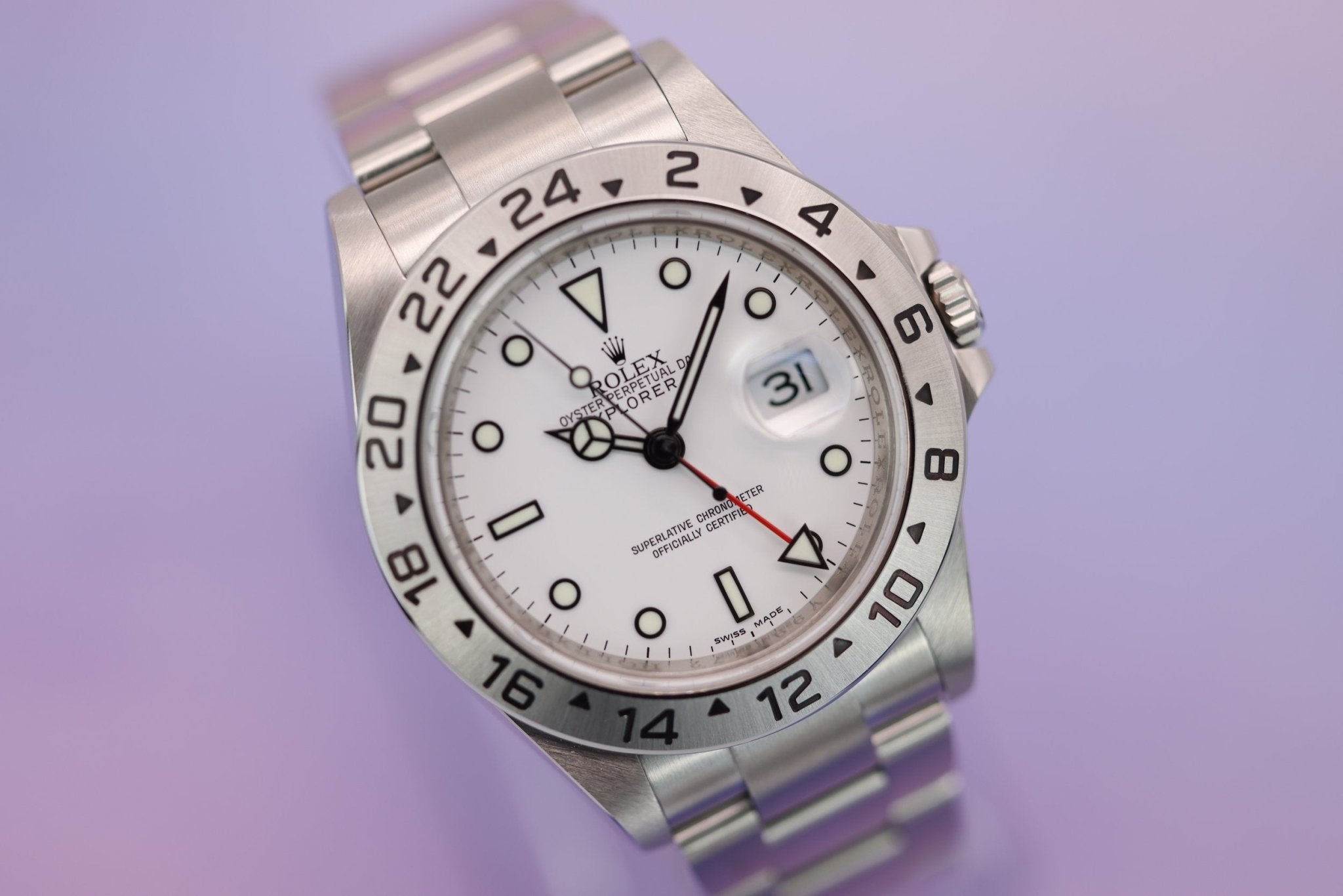 2009 Rolex Explorer II Ref. 16570 Polar | 3186 Movement | Full Set - Sierra Time Co