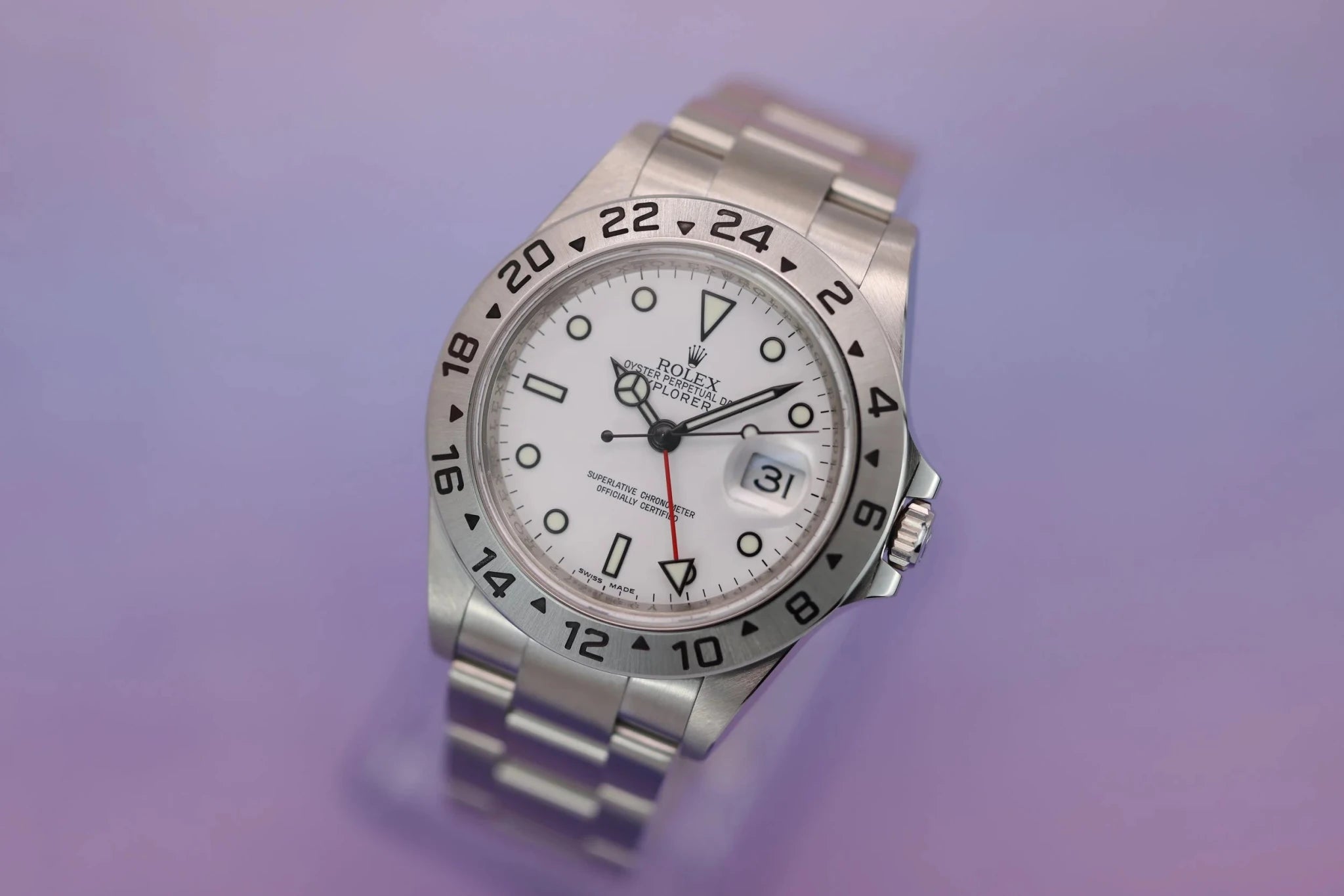 2009 Rolex Explorer II Ref. 16570 Polar | 3186 Movement | Full Set - Sierra Time Co