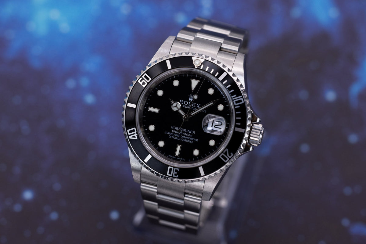 2009 Rolex Submariner Date Ref. 16610 | No-Holes Case | Box and Papers - Sierra Time Co