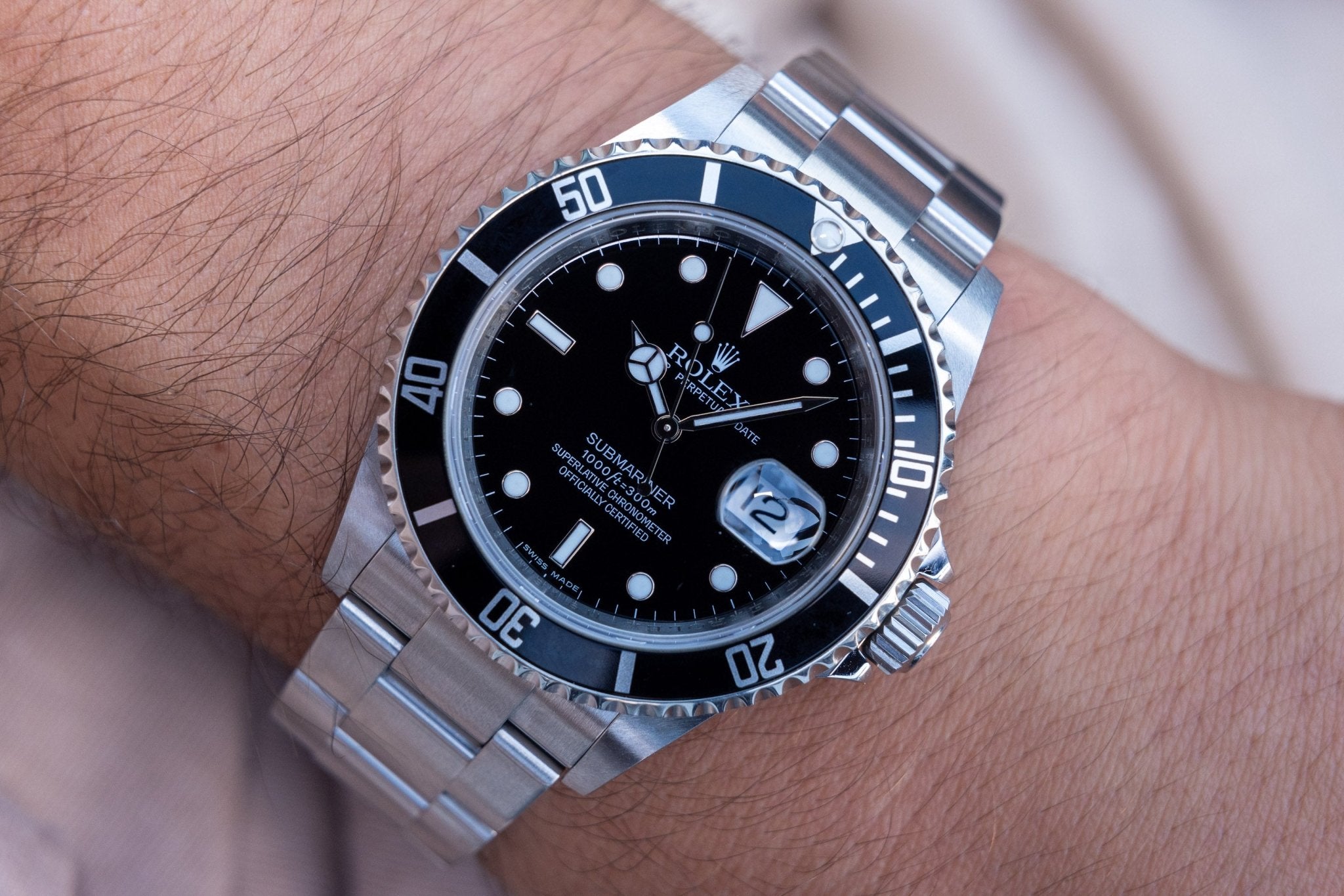 2009 Rolex Submariner Date Ref. 16610 | No-Holes Case | Box and Papers - Sierra Time Co