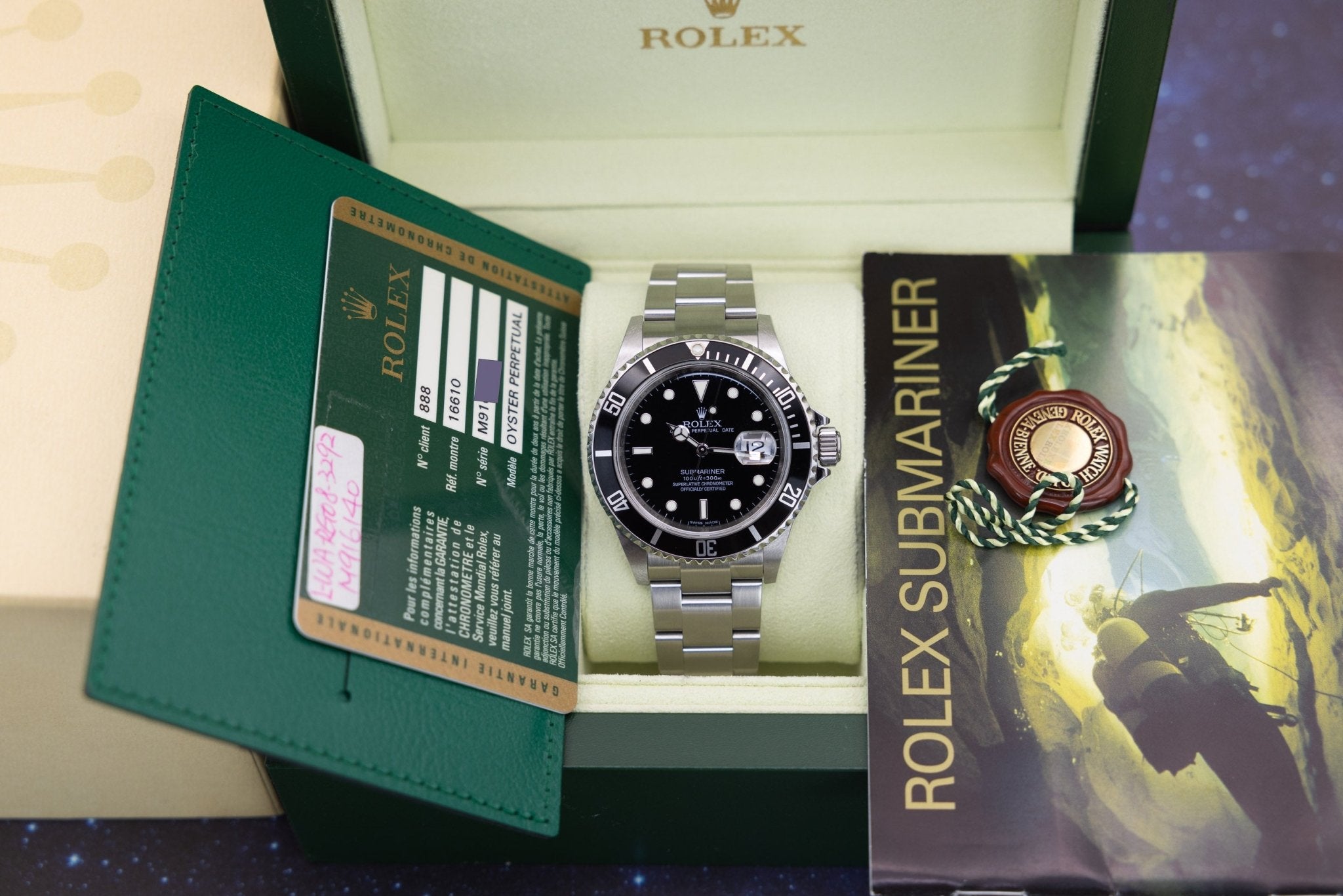 2009 Rolex Submariner Date Ref. 16610 | No-Holes Case | Box and Papers - Sierra Time Co