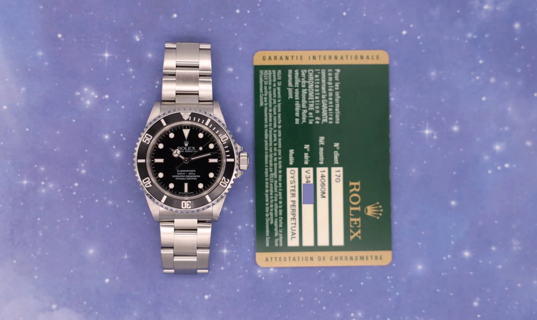 2009 Rolex Submariner Ref. 14060M | 4-Liner | Card | Excellent Condition - Sierra Time Co