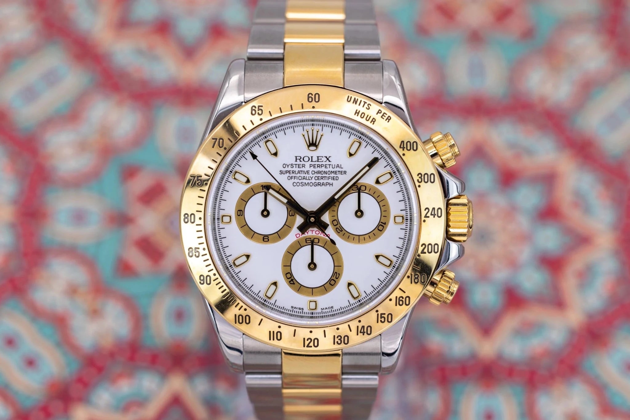 2010 Rolex Daytona Ref. 116523 | Two-Tone | White Dial | Box and Papers - Sierra Time Co