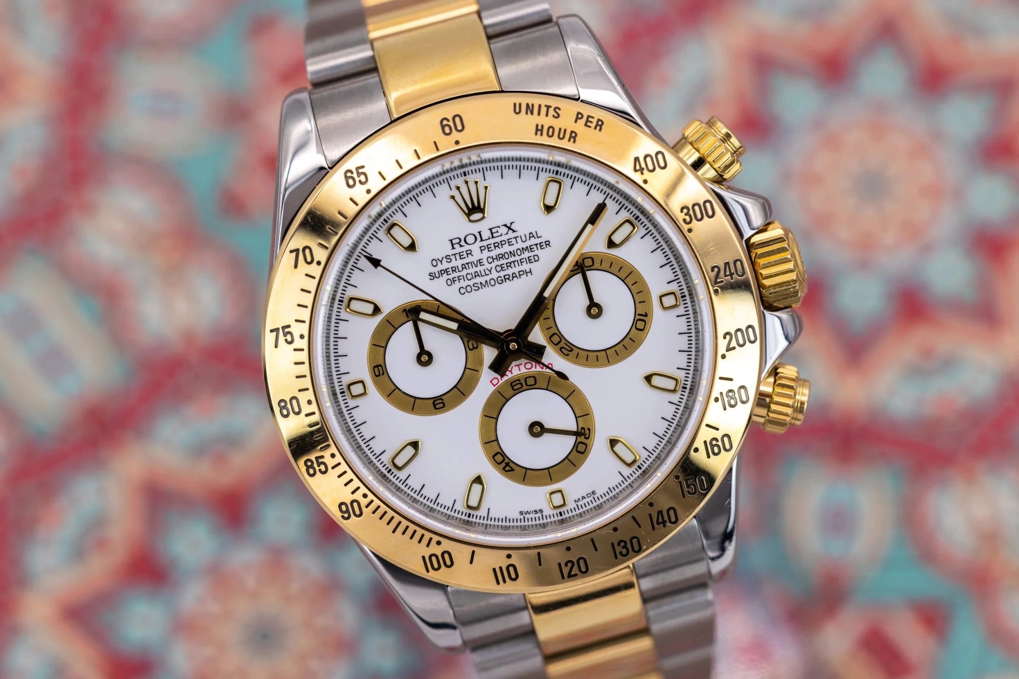 2010 Rolex Daytona Ref. 116523 | Two-Tone | White Dial | Box and Papers - Sierra Time Co