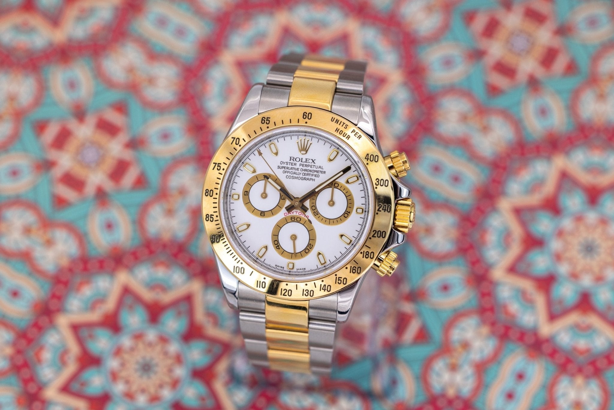 2010 Rolex Daytona Ref. 116523 | Two-Tone | White Dial | Box and Papers - Sierra Time Co