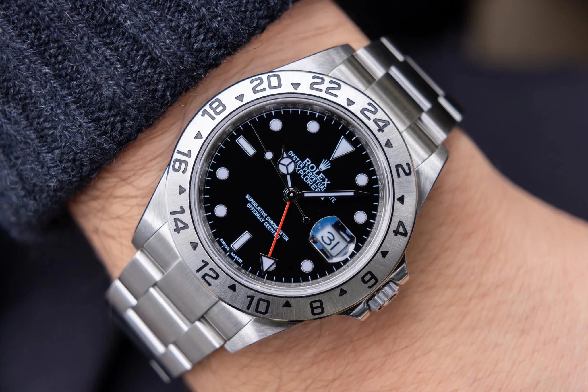 2010 Rolex Explorer II Ref. 16570 | 3186 Movement | Box and Papers - Sierra Time Co