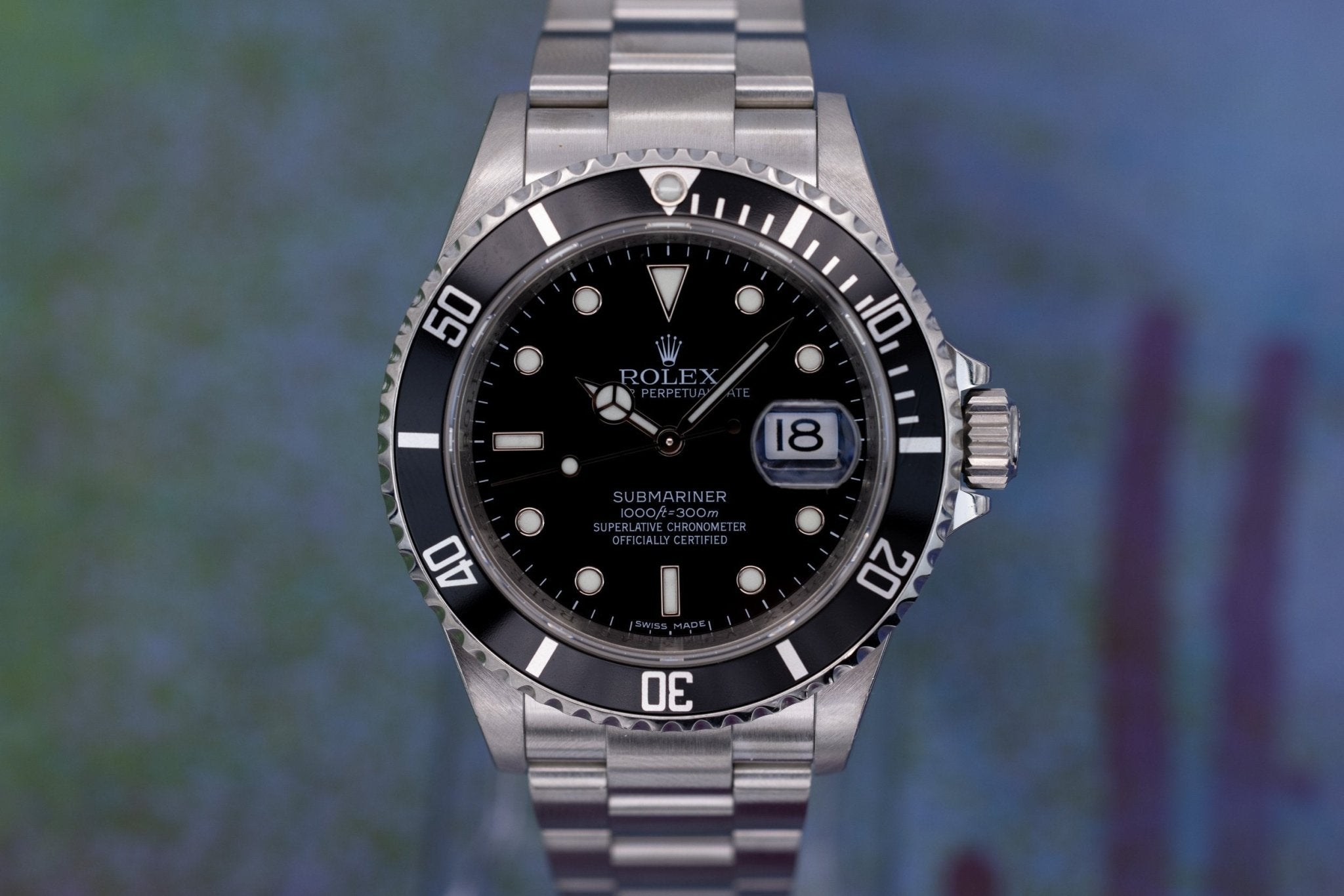 2010 Rolex Submariner Date Ref. 16610 | Engraved Rehaut | Box and Papers - Sierra Time Co