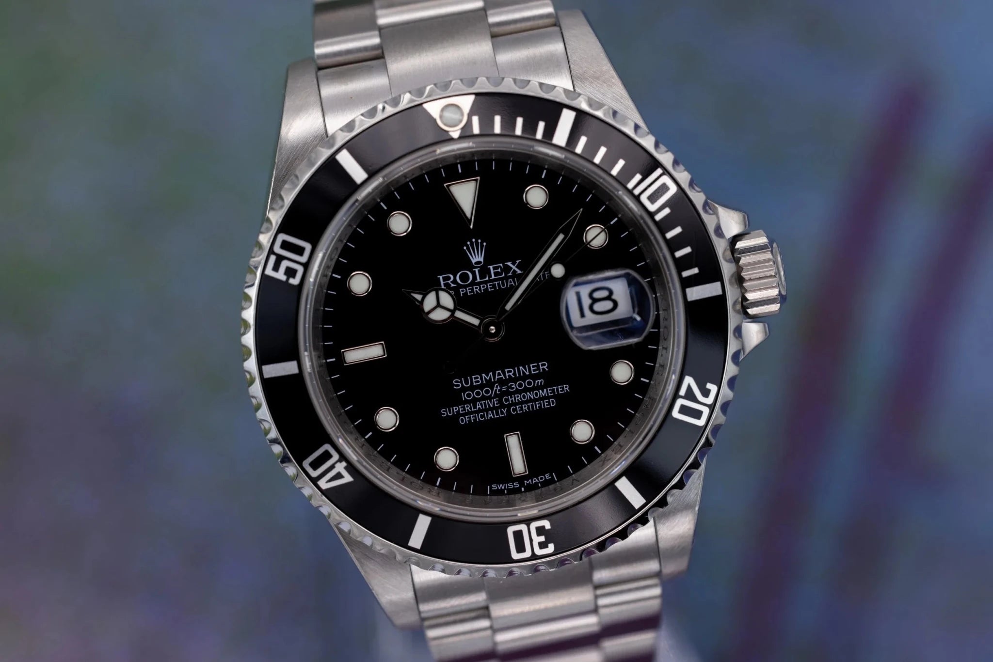 2010 Rolex Submariner Date Ref. 16610 | Engraved Rehaut | Box and Papers - Sierra Time Co