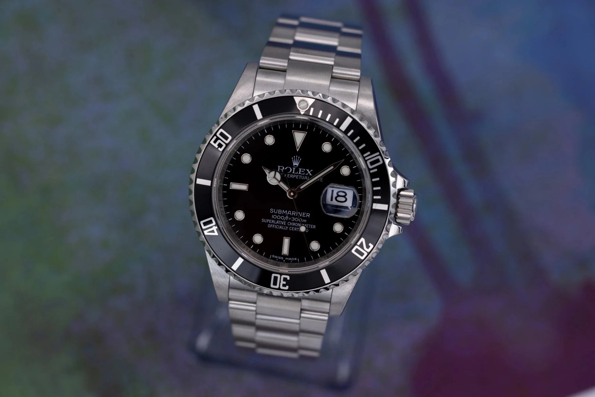 2010 Rolex Submariner Date Ref. 16610 | Engraved Rehaut | Box and Papers - Sierra Time Co