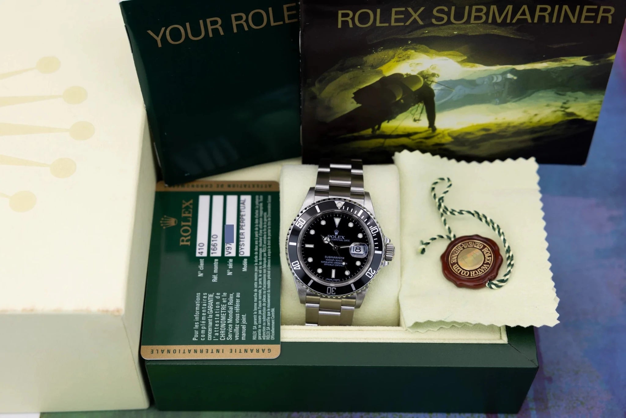 2010 Rolex Submariner Date Ref. 16610 | Engraved Rehaut | Box and Papers - Sierra Time Co