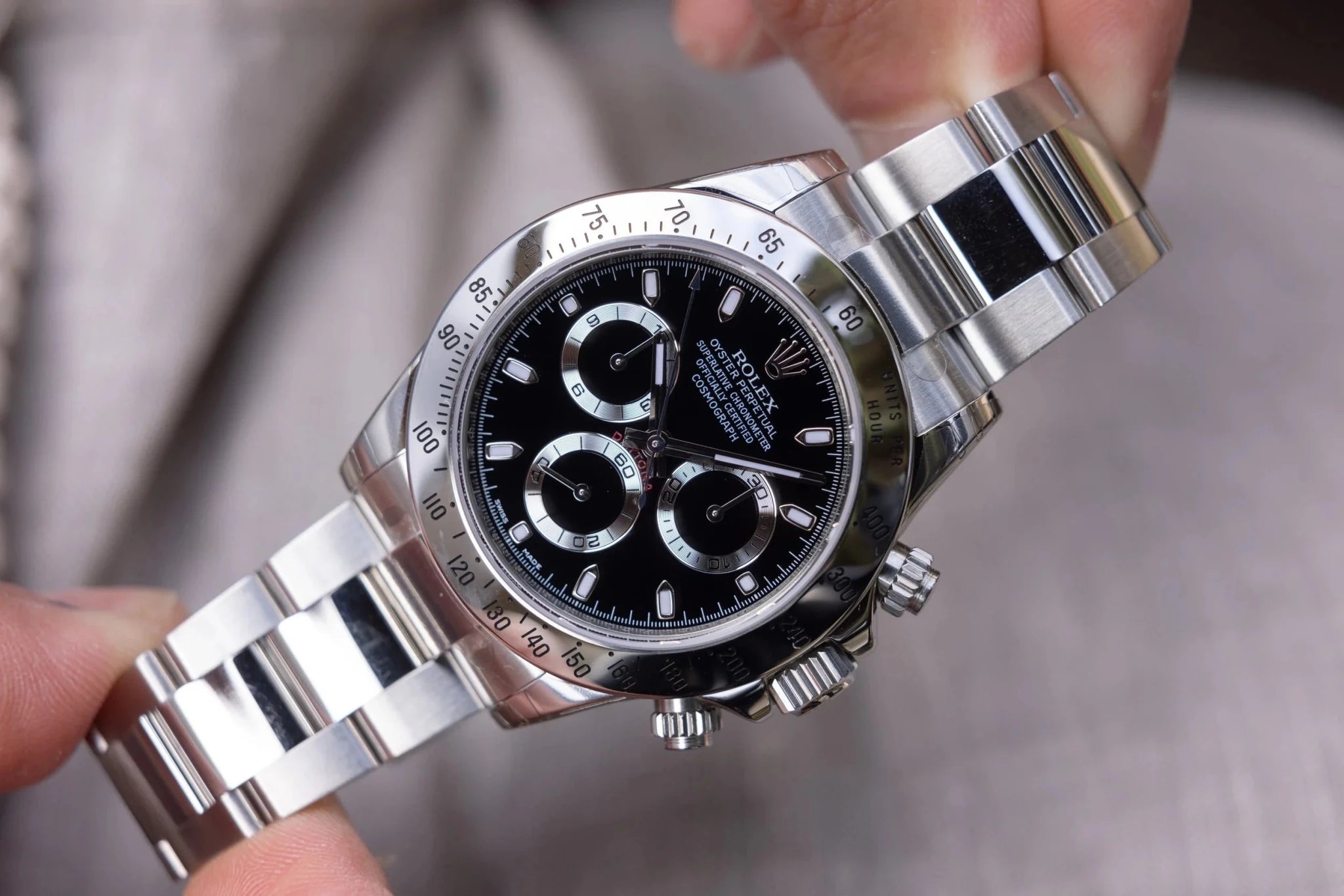 2011 Rolex Daytona Ref. 116520 | Black Dial | New Old Stock | Stickers | Box and Papers - Sierra Time Co