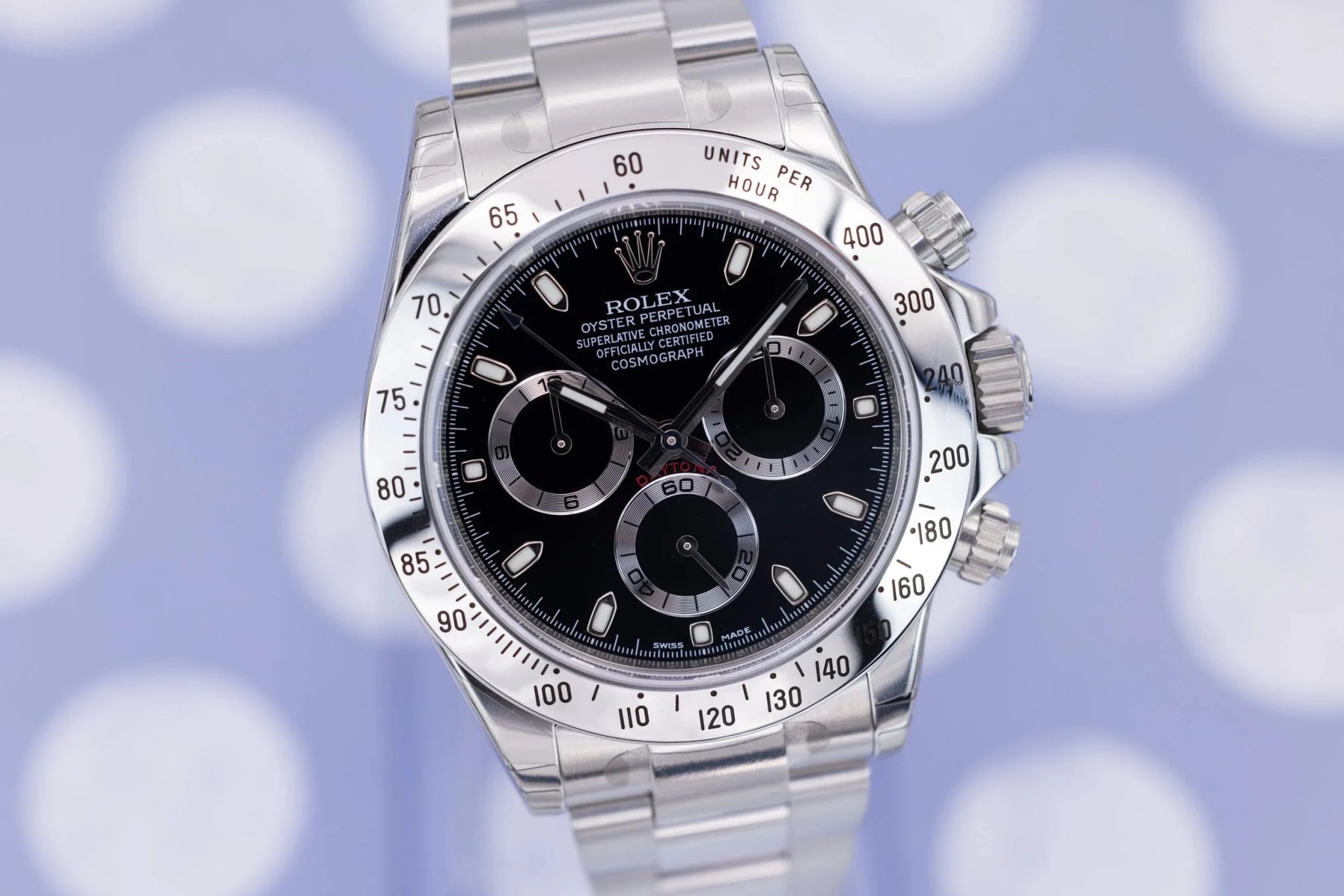 2011 Rolex Daytona Ref. 116520 | Black Dial | New Old Stock | Stickers | Box and Papers - Sierra Time Co