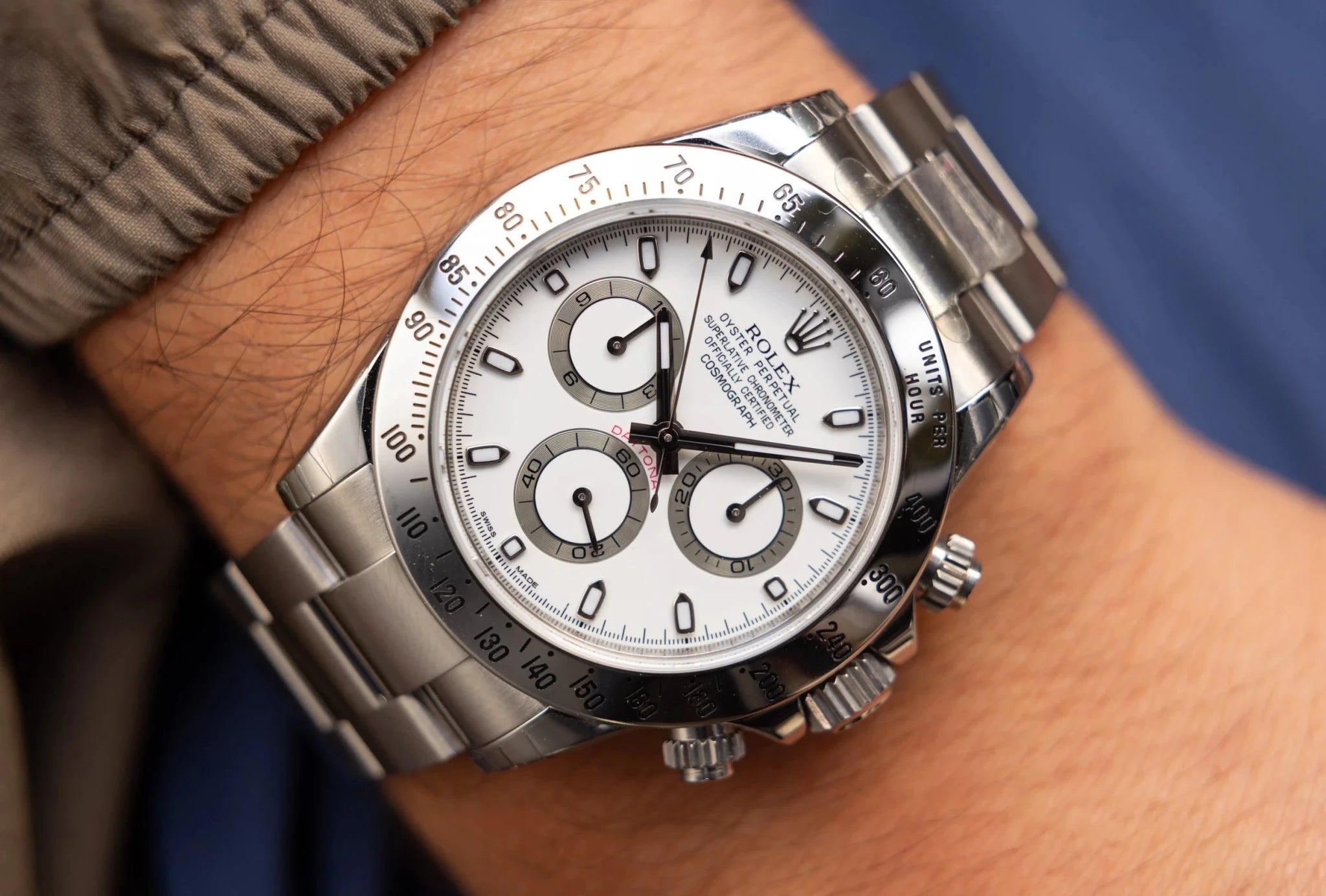 2011 Rolex Daytona Ref. 116520 | White APH Dial | NOS | Stickers | Full set - Sierra Time Co