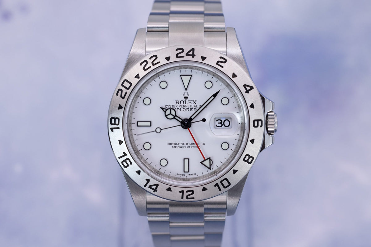 2011 Rolex Explorer II Ref. 16570 Polar | 3186 Movement | Box and Papers - Sierra Time Co
