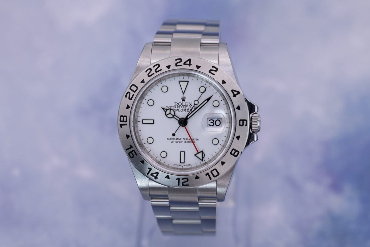 2011 Rolex Explorer II Ref. 16570 Polar | 3186 Movement | Box and Papers - Sierra Time Co