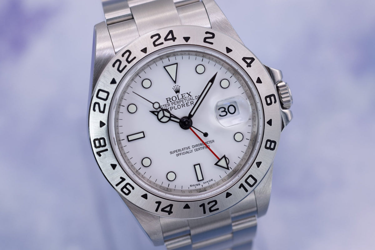 2011 Rolex Explorer II Ref. 16570 Polar | 3186 Movement | Box and Papers - Sierra Time Co