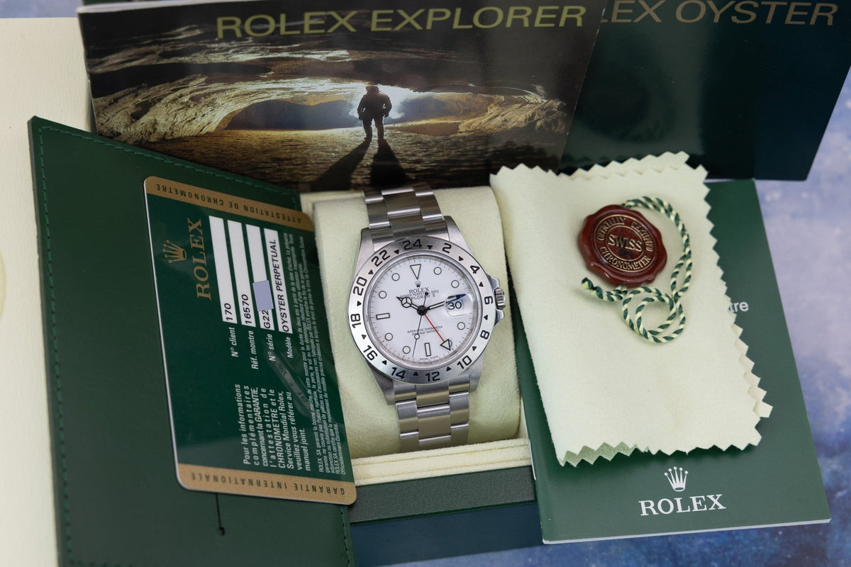 2011 Rolex Explorer II Ref. 16570 Polar | 3186 Movement | Box and Papers - Sierra Time Co