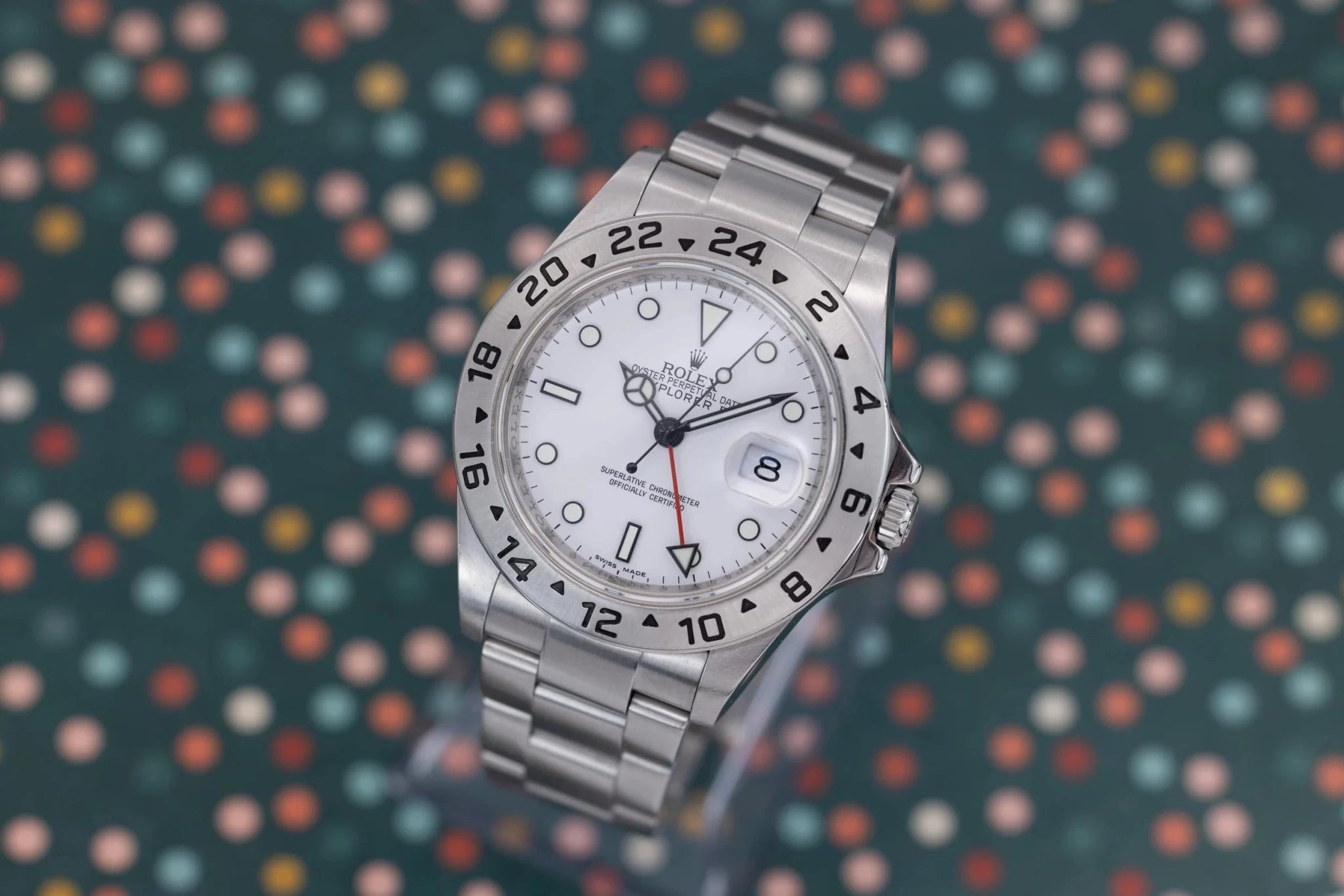 2011 Rolex Explorer II Ref. 16570 Polar | 3186 Movement | Thin Frame Dial - Sierra Time Co