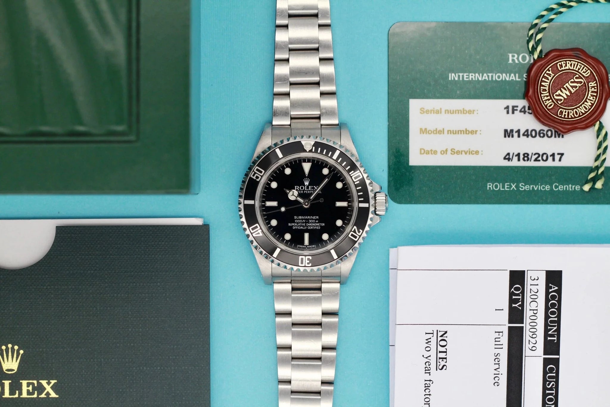 2011 Rolex Submariner Ref. 14060m | Box and RSC Card - Sierra Time Co