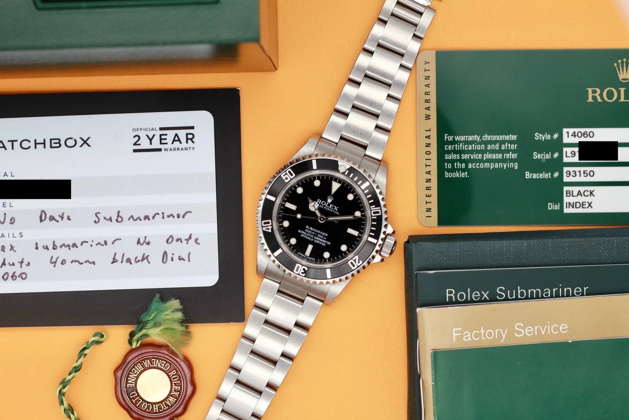 2011 Rolex Submariner Ref. 14060m | Box, Papers, Warranty - Sierra Time Co