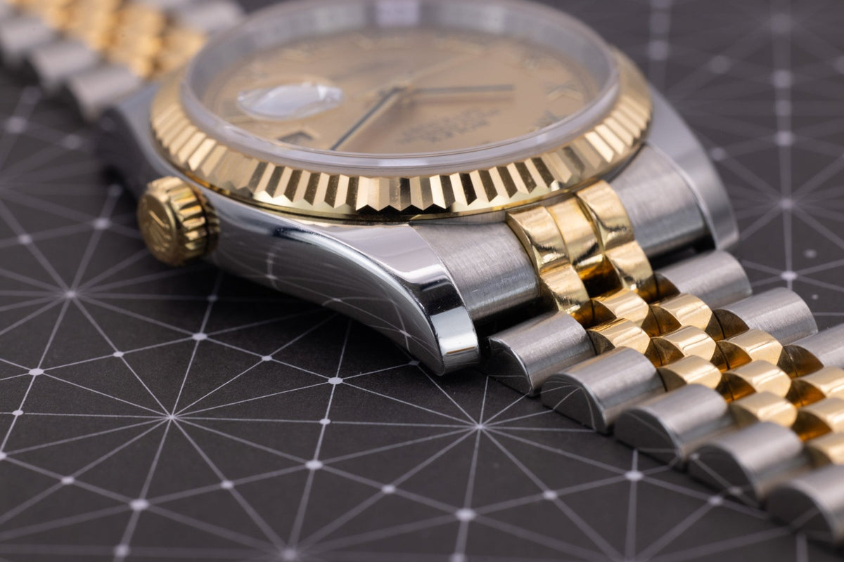 2012 Rolex Datejust Ref. 116233 | Champagne Roman Numeral Dial | Box and Papers - Sierra Time Co
