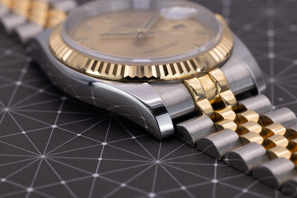 2012 Rolex Datejust Ref. 116233 | Champagne Roman Numeral Dial | Box and Papers - Sierra Time Co