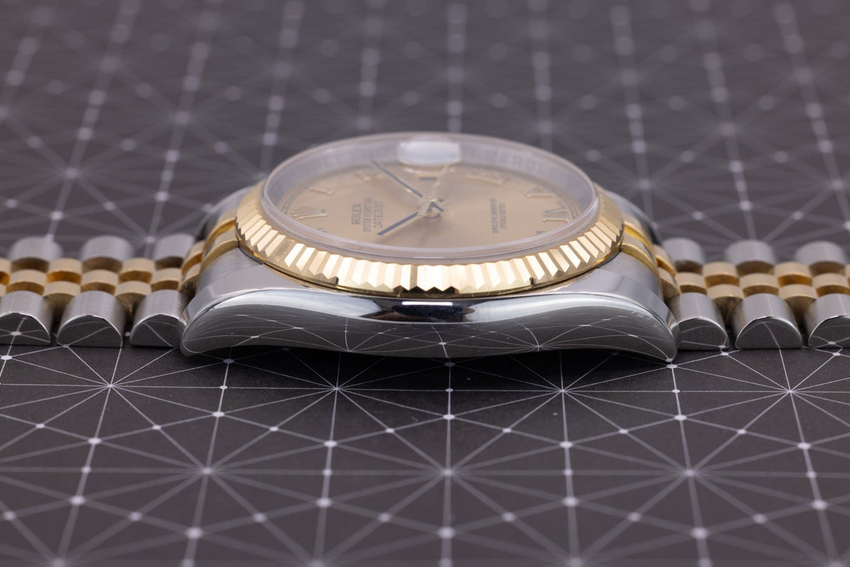 2012 Rolex Datejust Ref. 116233 | Champagne Roman Numeral Dial | Box and Papers - Sierra Time Co