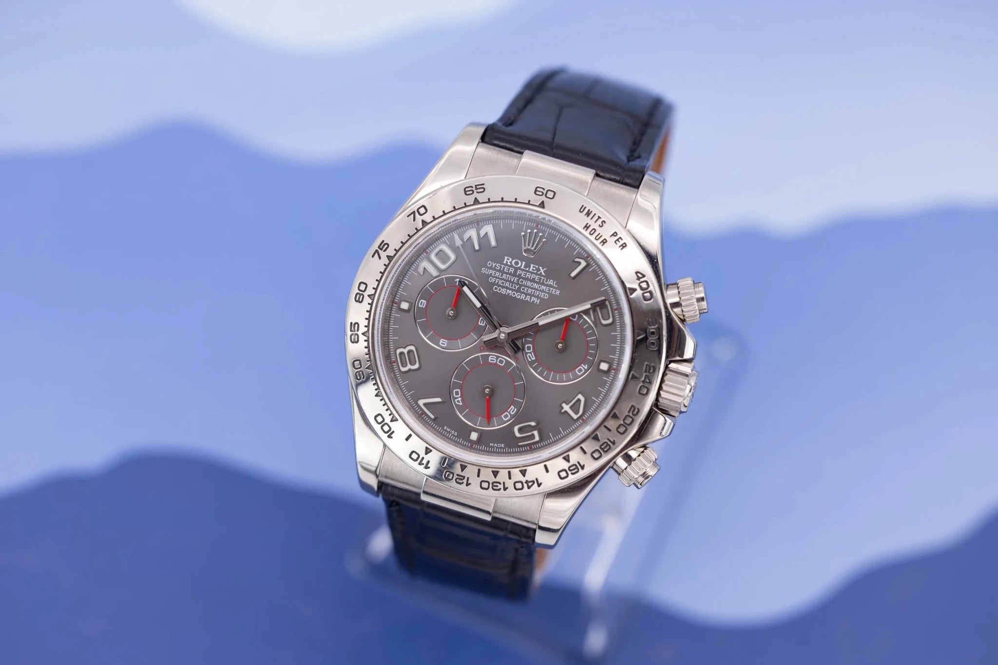 2012 Rolex Daytona Ref. 116519 | 18K WG | Gray Racing Dial | Box and Papers - Sierra Time Co