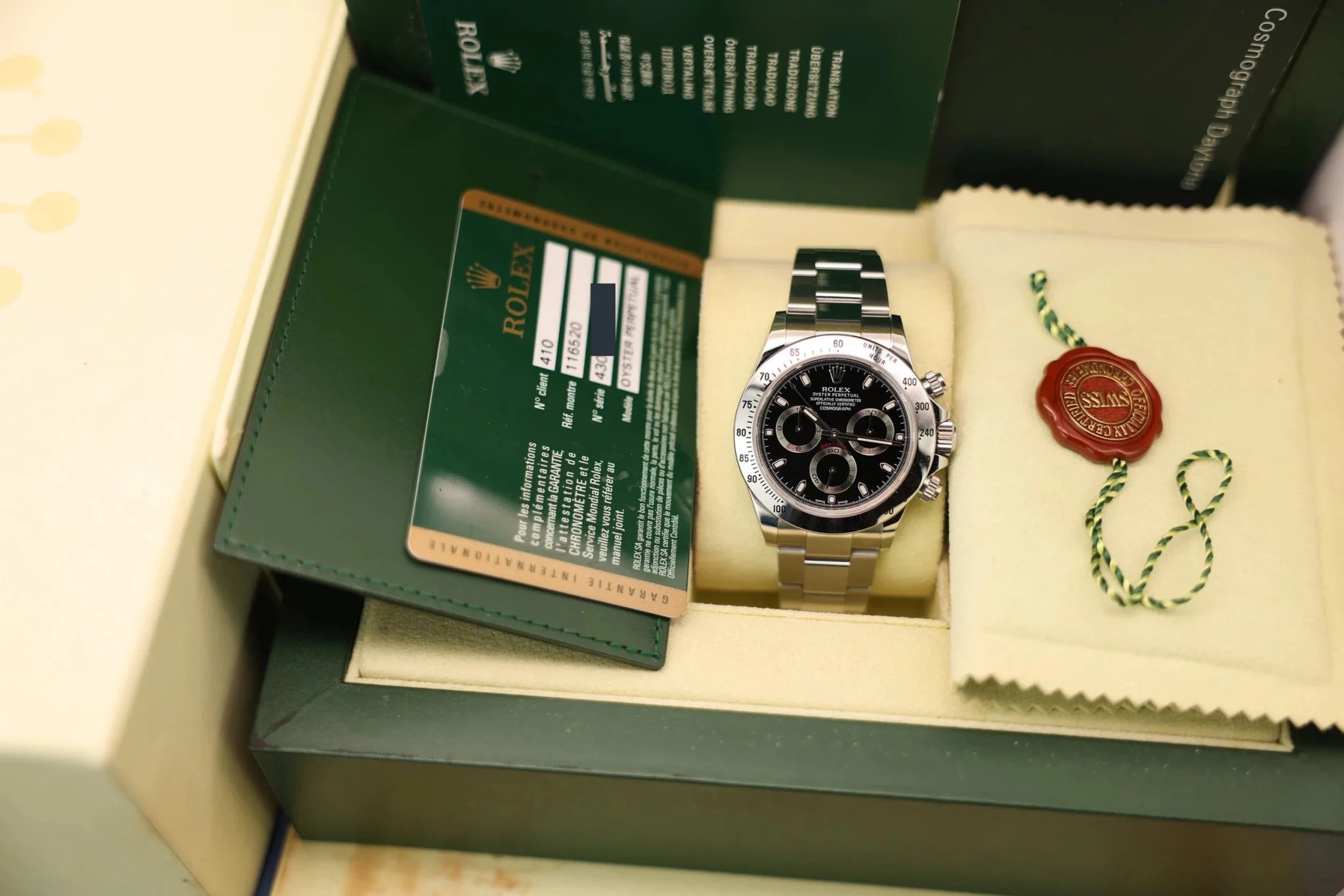 2013 Rolex Daytona Ref. 116520 | APH Dial | Box and Papers - Sierra Time Co