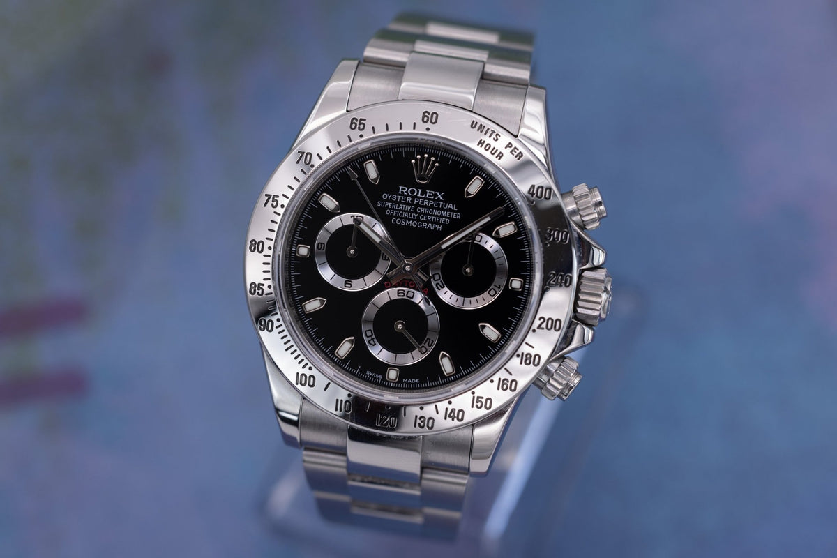 2013 Rolex Daytona Ref. 116520 | Black Dial | Box and Papers | 2025 RSC Service - Sierra Time Co