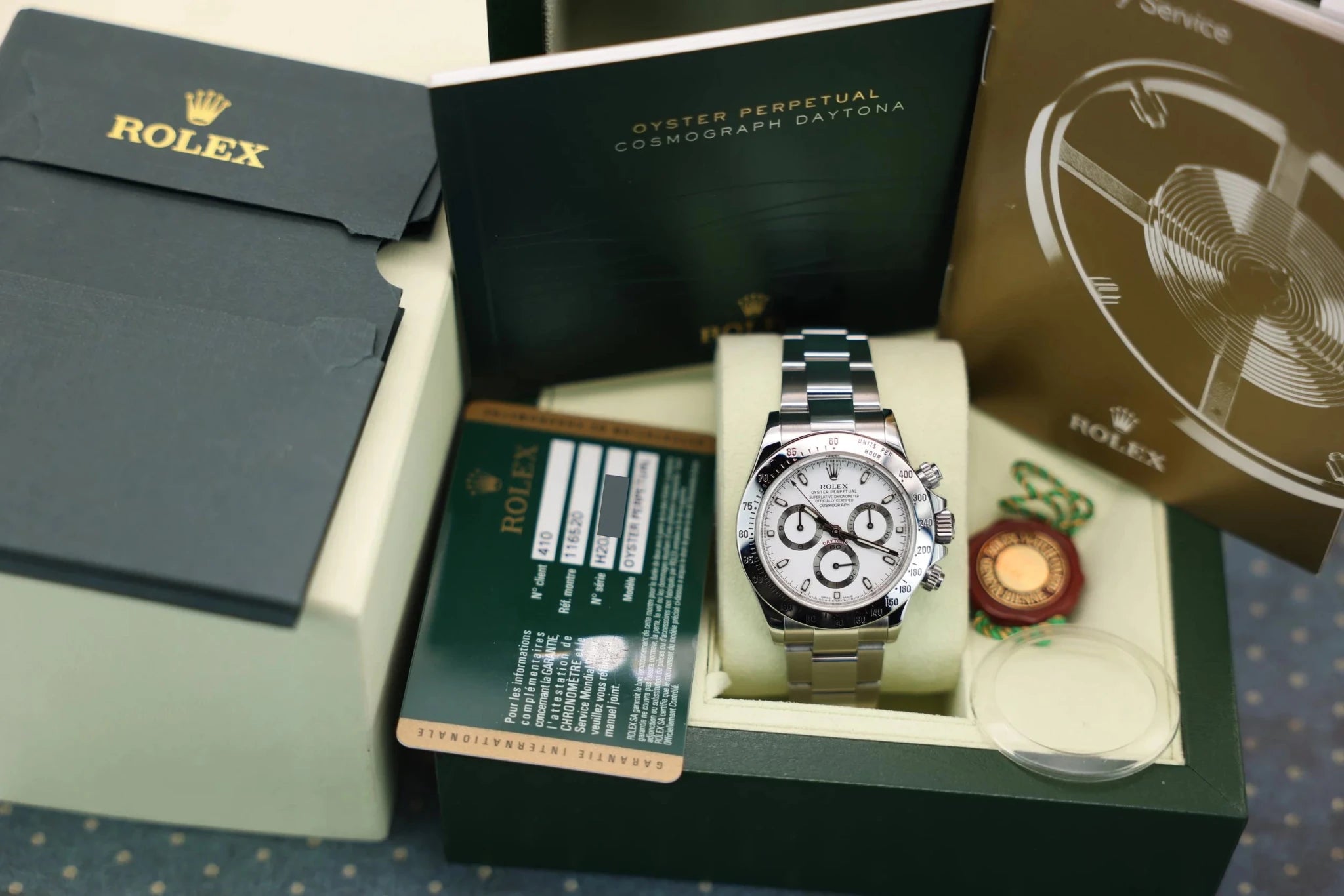2014 Rolex Daytona Ref. 116520 | White APH Dial | Box and Papers - Sierra Time Co