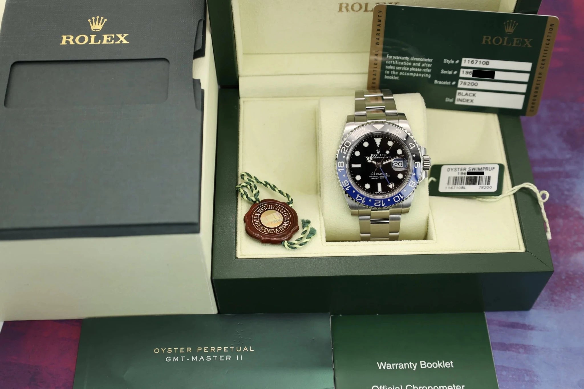 2014 Rolex GMT Master II Ref. 116710BL | Box and Papers - Sierra Time Co