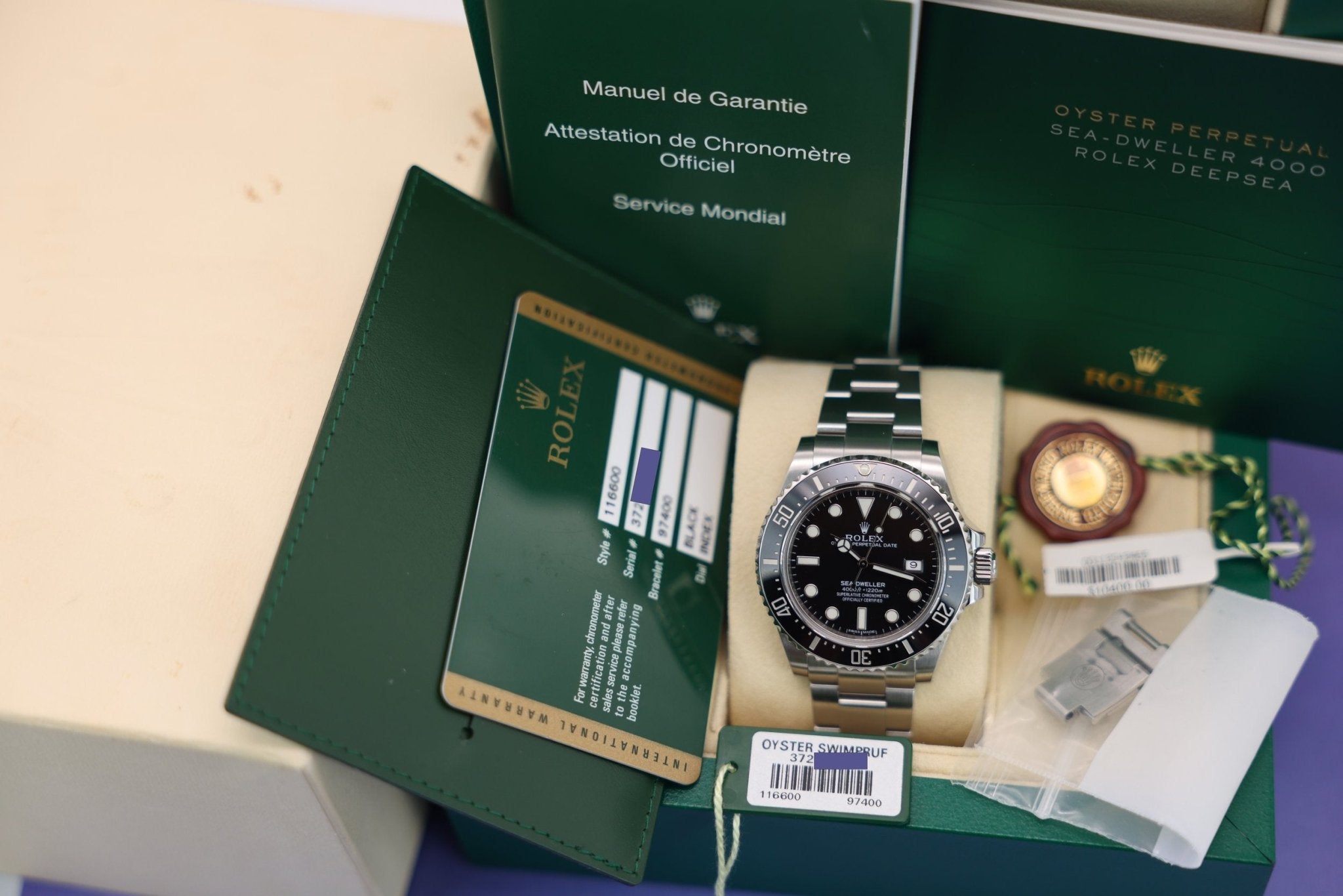 2014 Rolex Sea-Dweller Ref. 116600 | SD4K | Full Set - Sierra Time Co