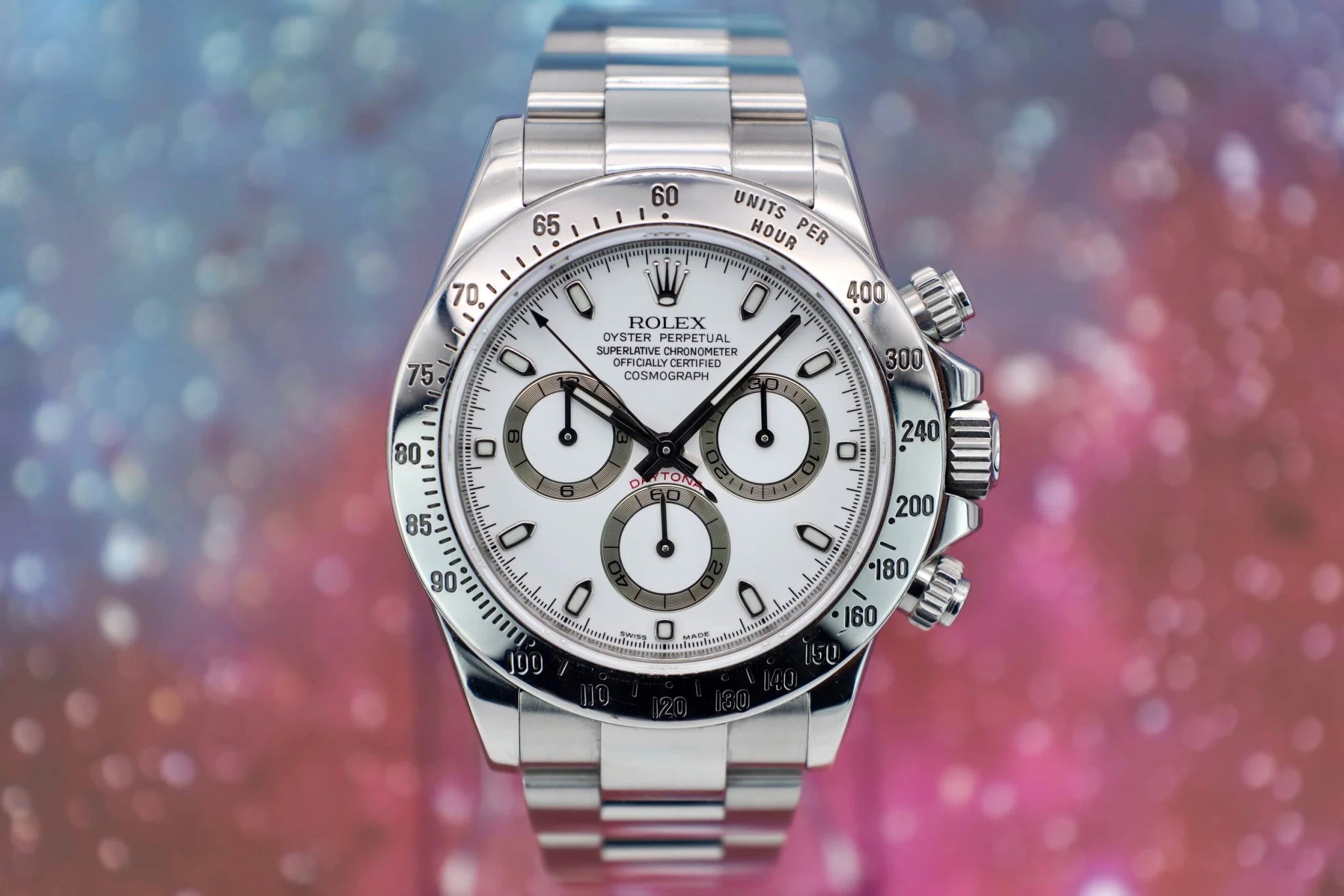 2015 Rolex Daytona Ref. 116520 White Dial | Box and Papers - Sierra Time Co