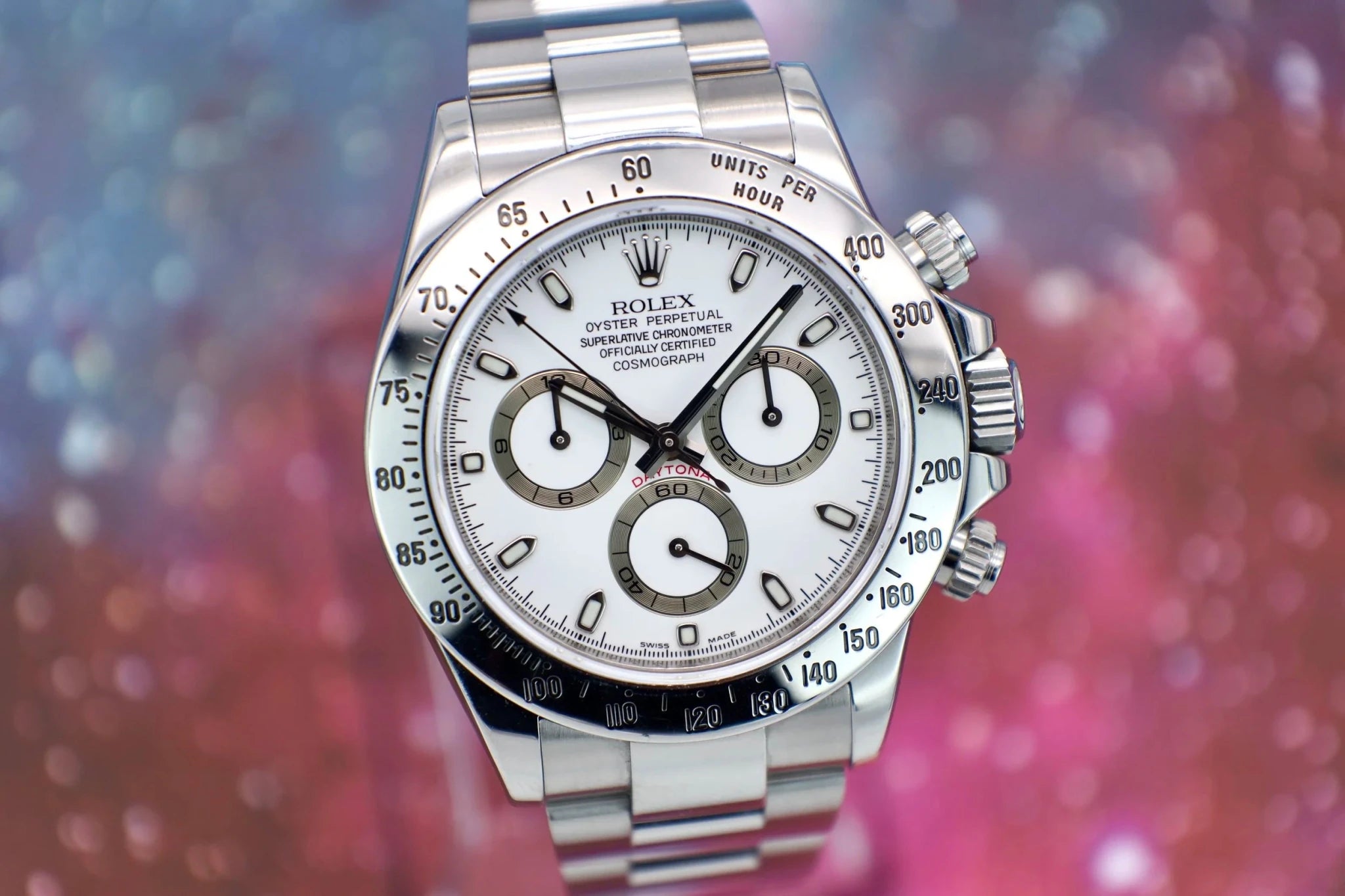 2015 Rolex Daytona Ref. 116520 White Dial | Box and Papers - Sierra Time Co