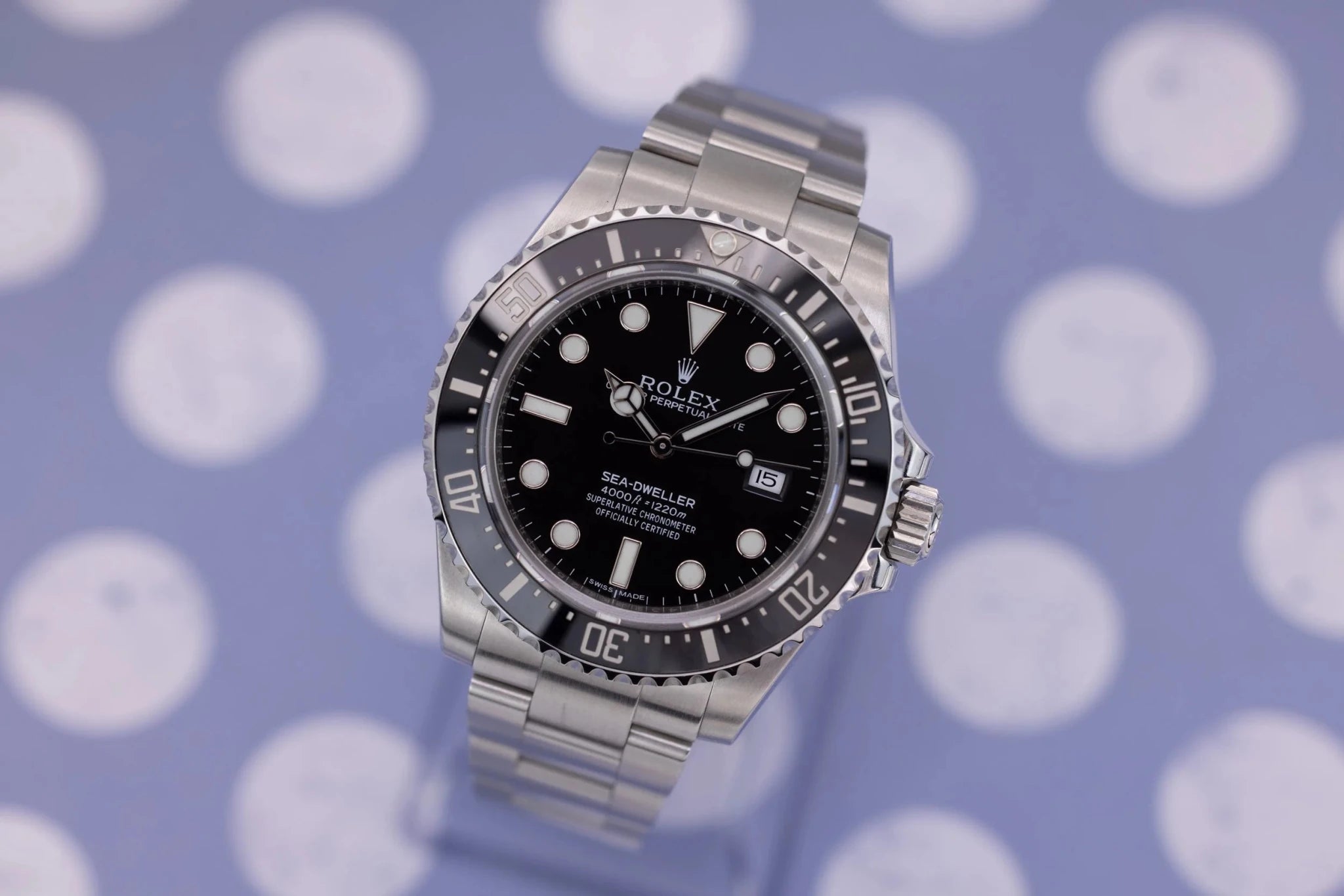 2015 Rolex Sea-Dweller 4000 Ref. 116600 | Box and Papers - Sierra Time Co