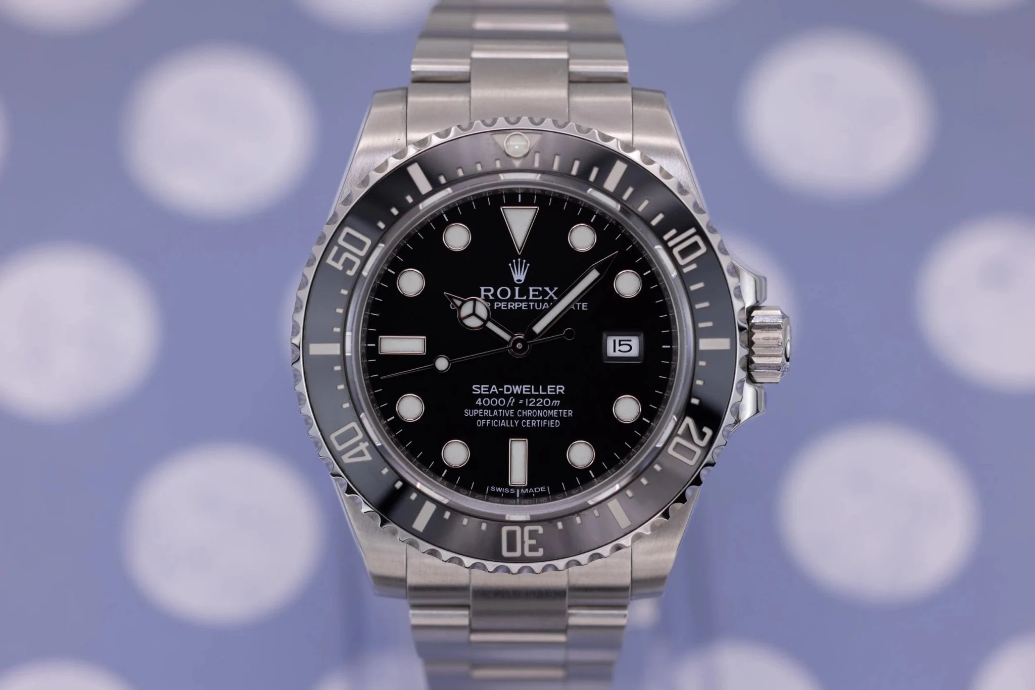 2015 Rolex Sea-Dweller 4000 Ref. 116600 | Box and Papers - Sierra Time Co