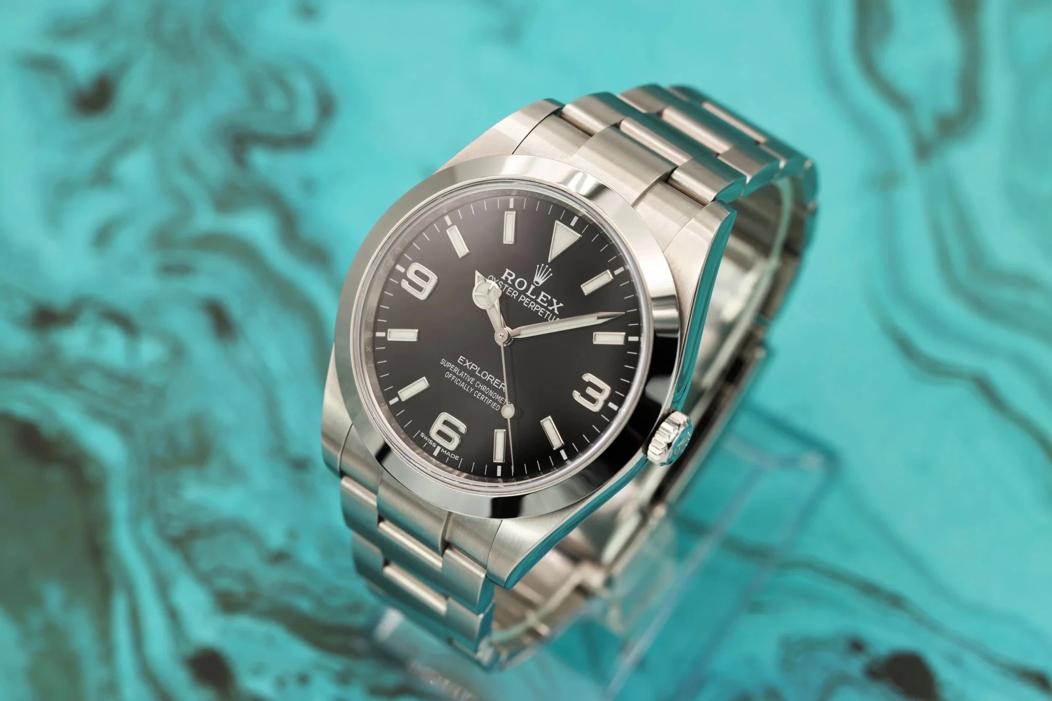 2017 Rolex Explorer I Ref. 214270 | Box and Papers - Sierra Time Co